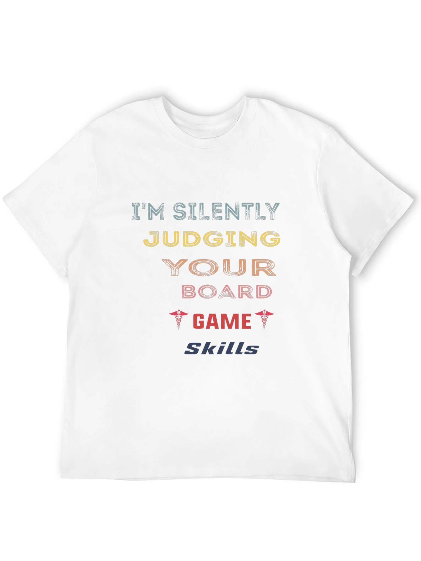 Silently Judging Board Game Skills T-Shirt