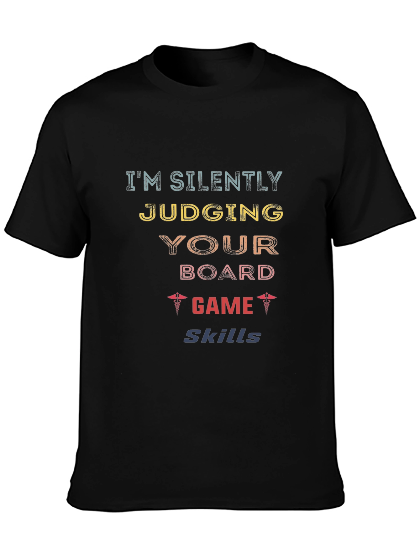 Silently Judging Board Game Skills T-Shirt