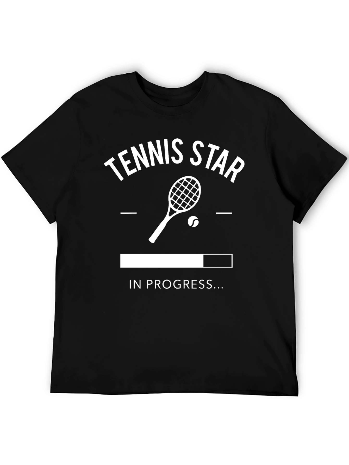 Tennis Star In Progress Graphic Tee
