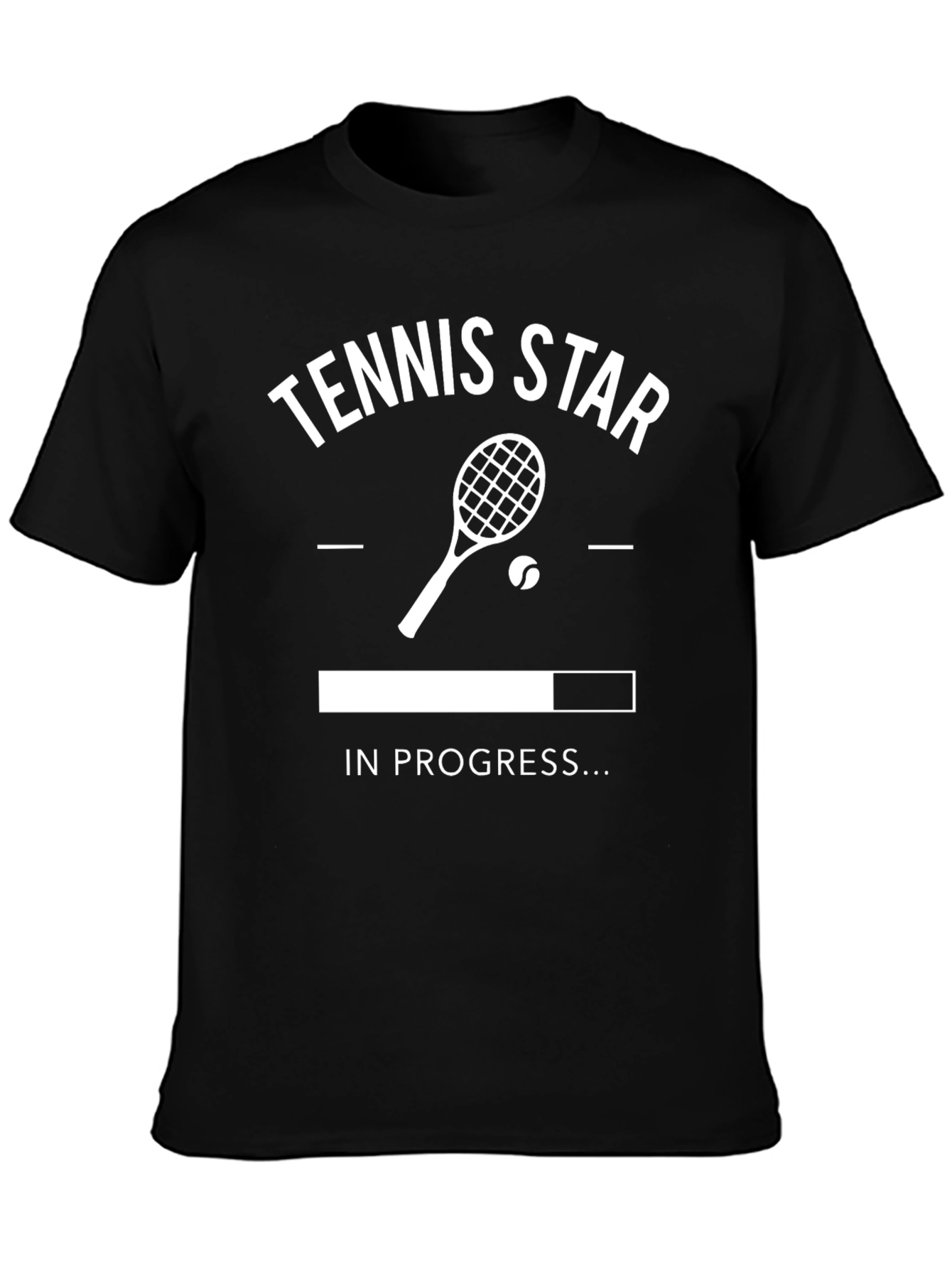 Tennis Star In Progress Graphic Tee