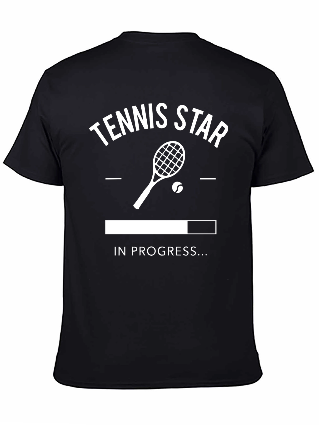 Tennis Star In Progress Graphic Tee