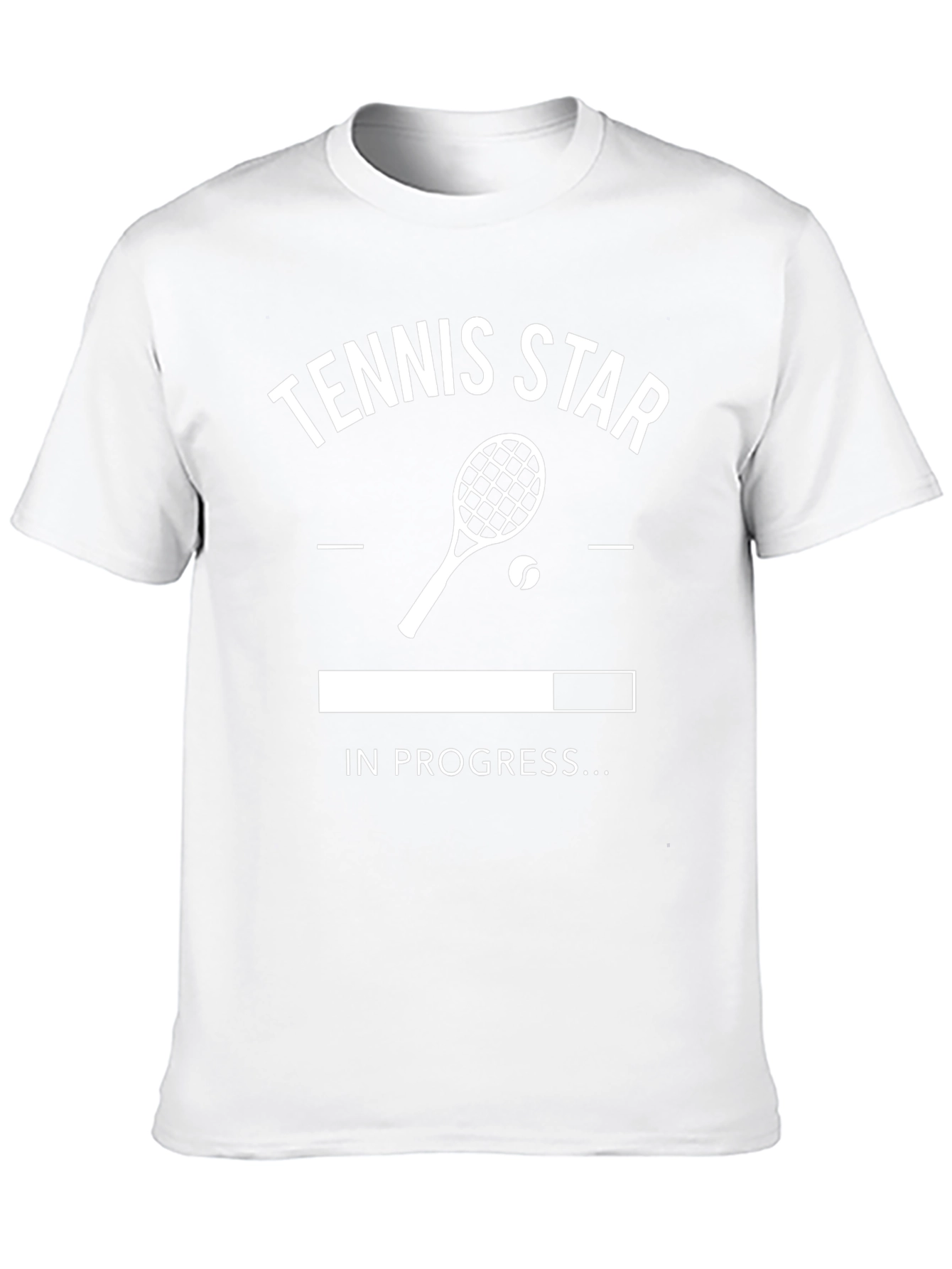 Tennis Star In Progress Graphic Tee
