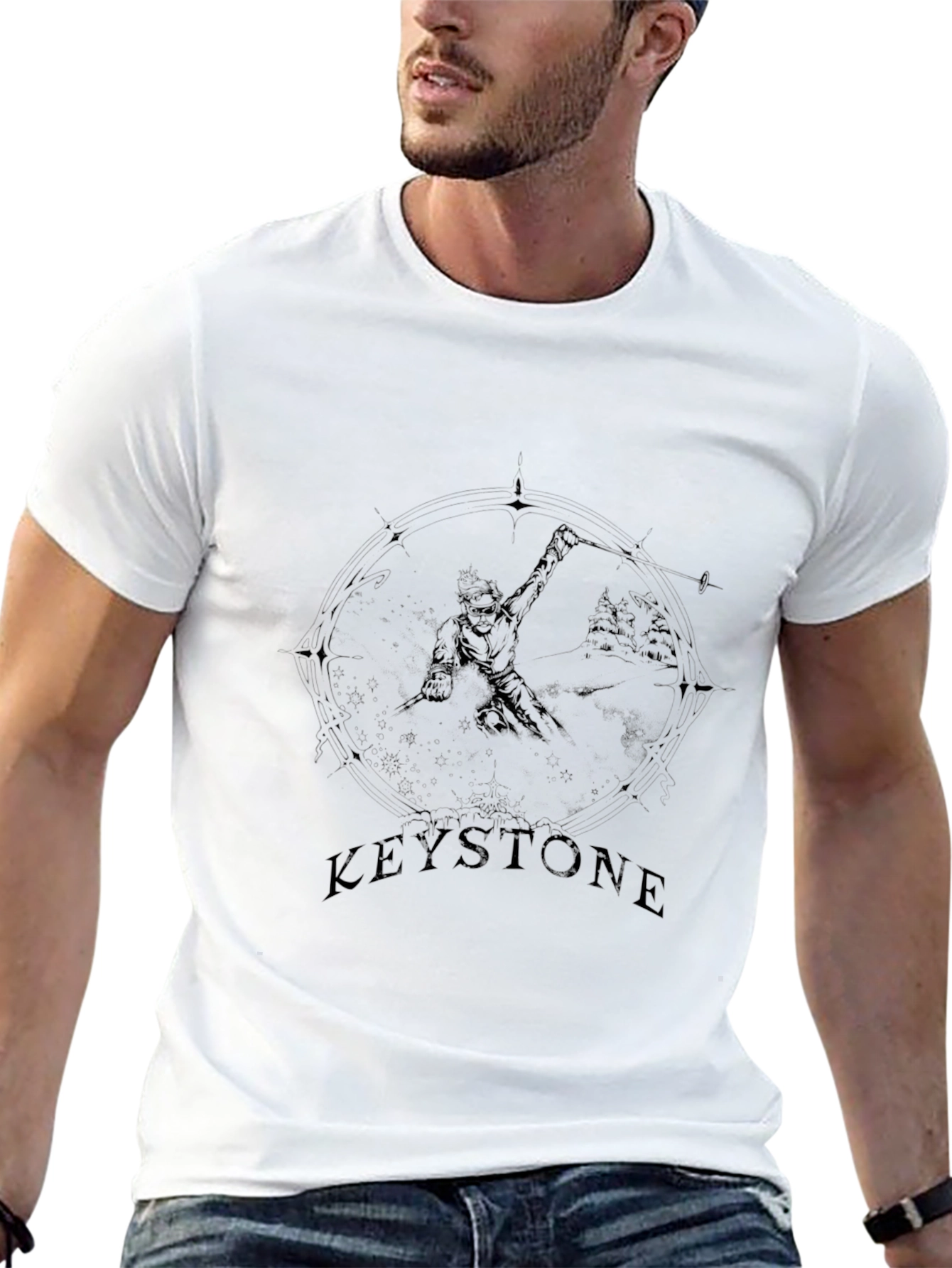 Keystone Graphic Print Mens T-Shirt