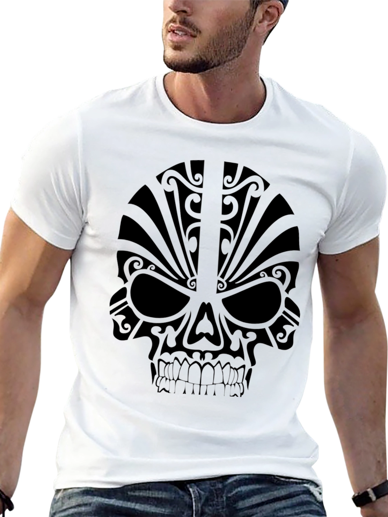 Skull Graphic Tee - Bold Design