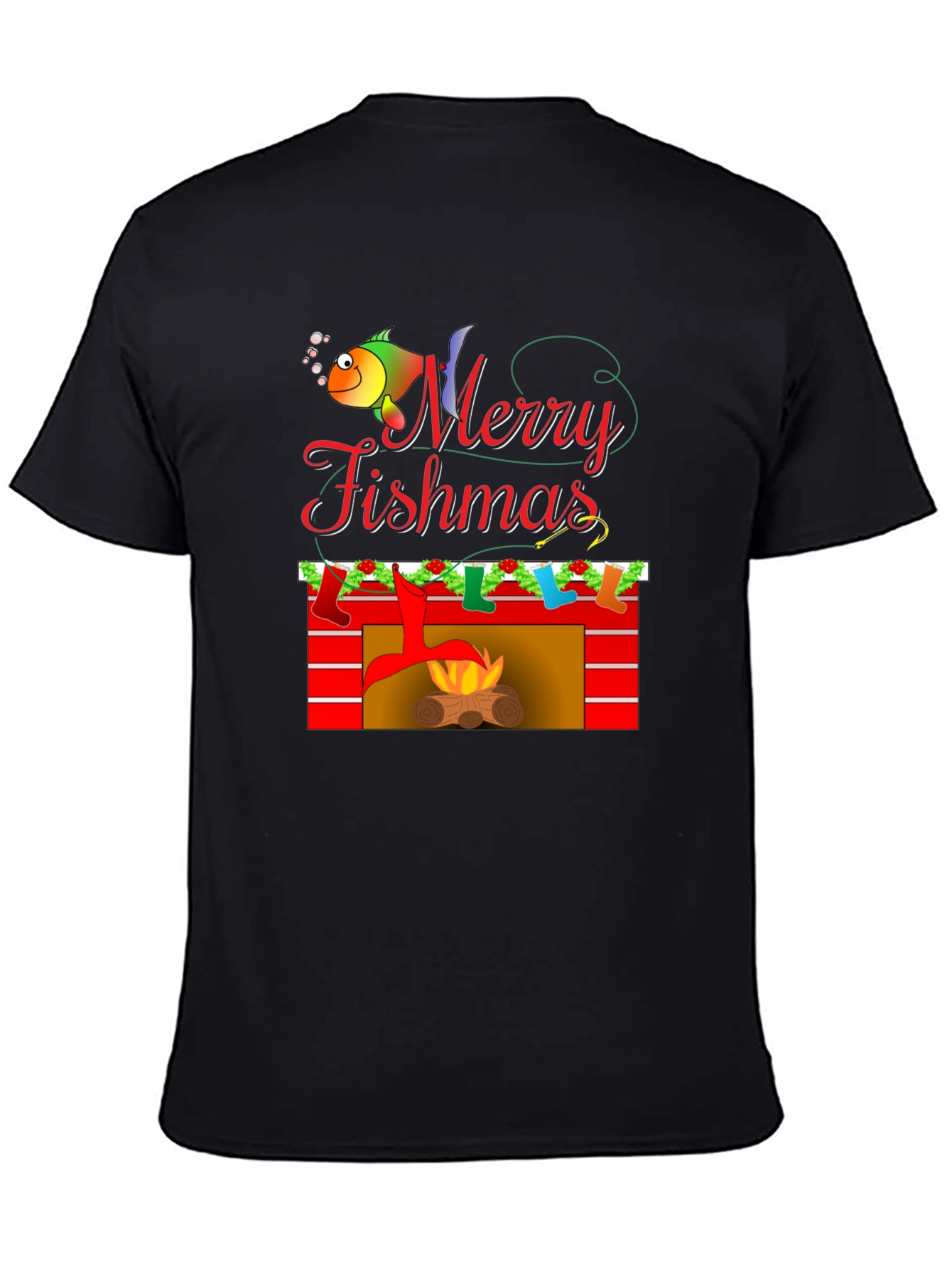 Merry Fishmas Graphic Tee