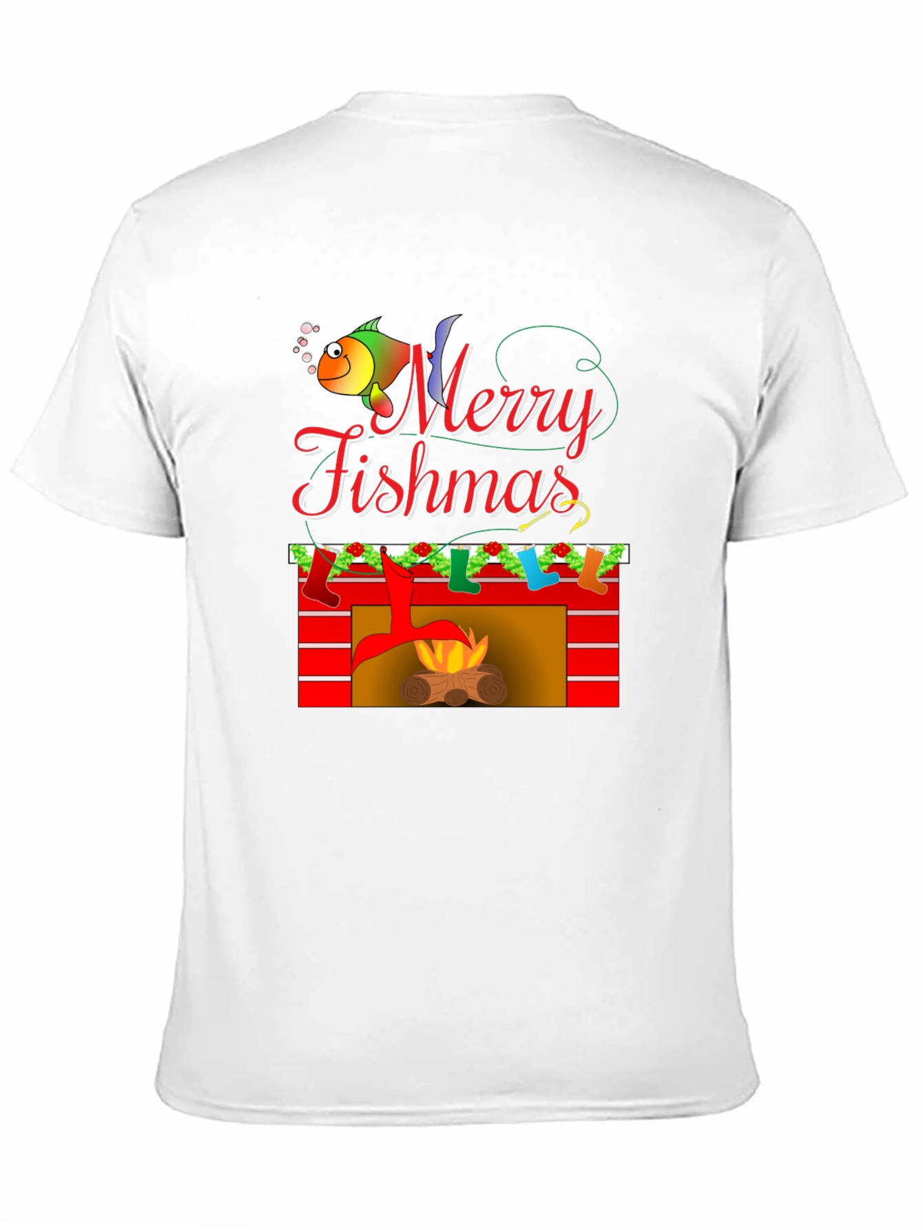 Merry Fishmas Graphic Tee
