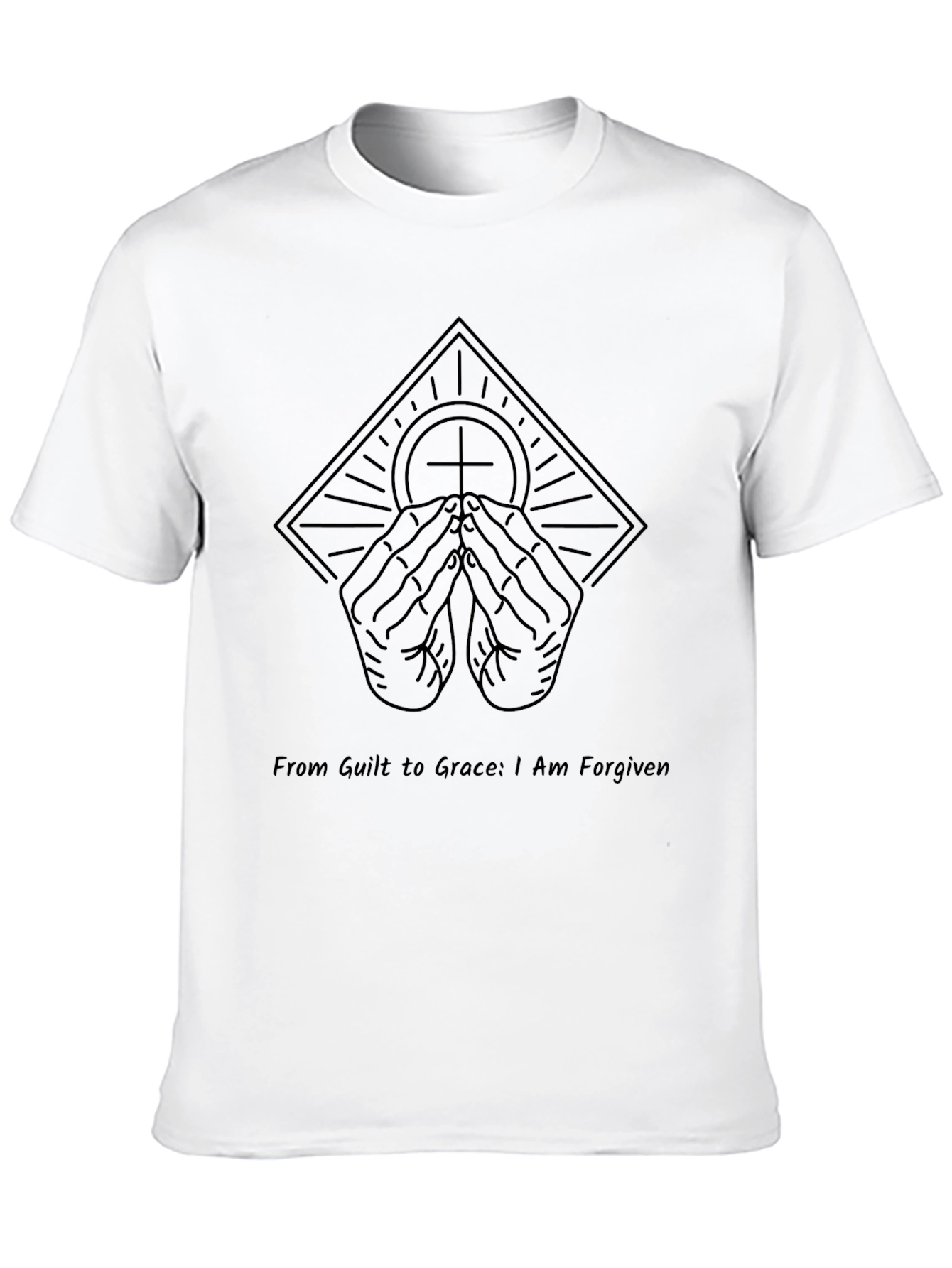 Forgiven Graphic Tee - Guilt to Grace T-Shirt