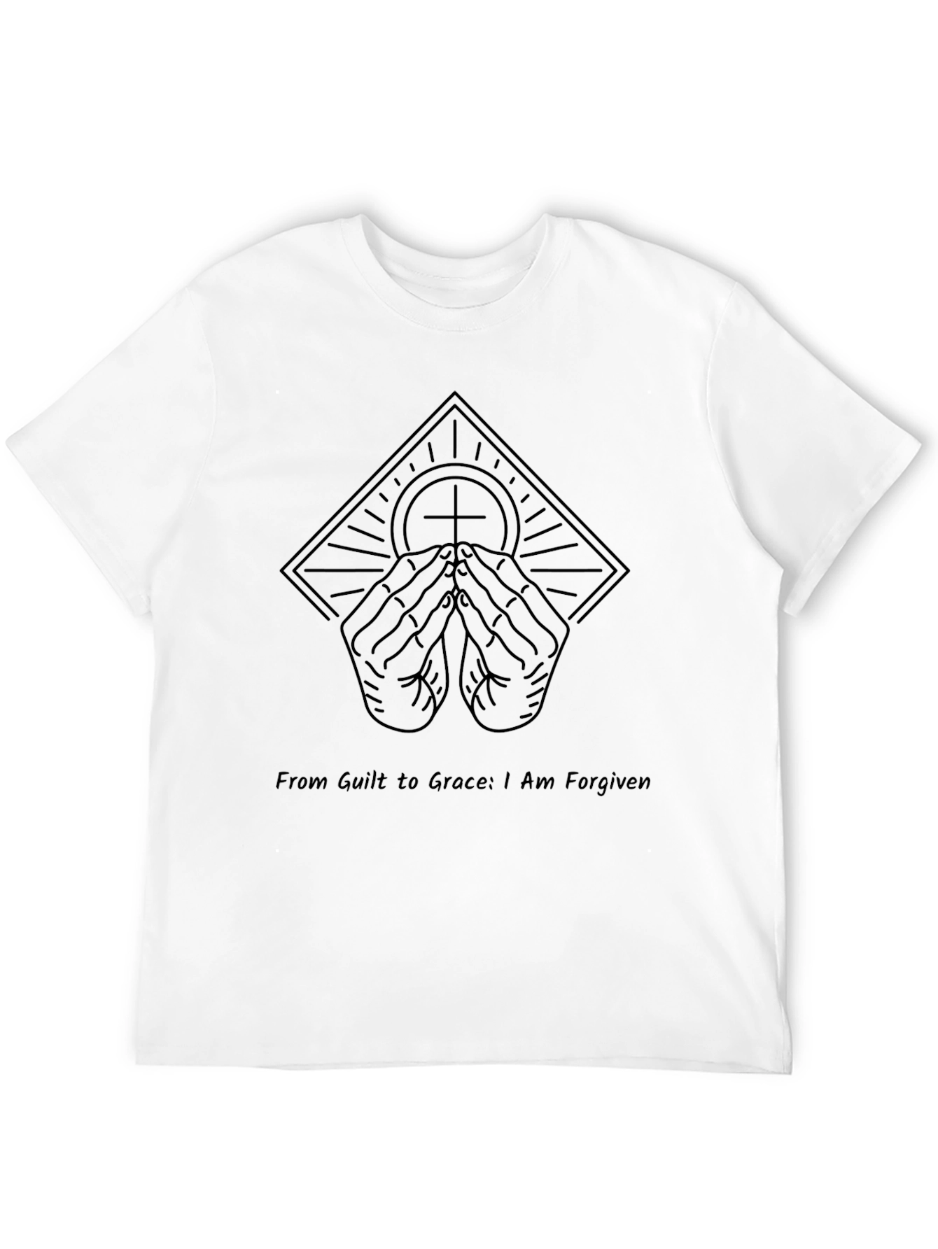 Forgiven Graphic Tee - Guilt to Grace T-Shirt