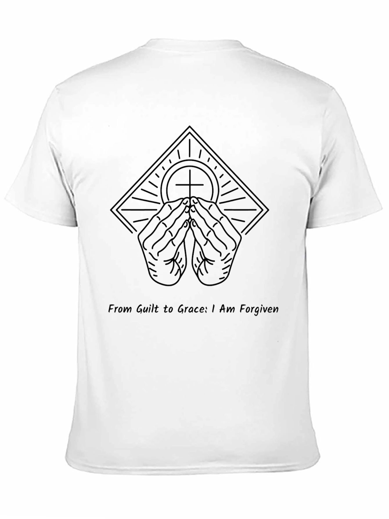 Forgiven Graphic Tee - Guilt to Grace T-Shirt