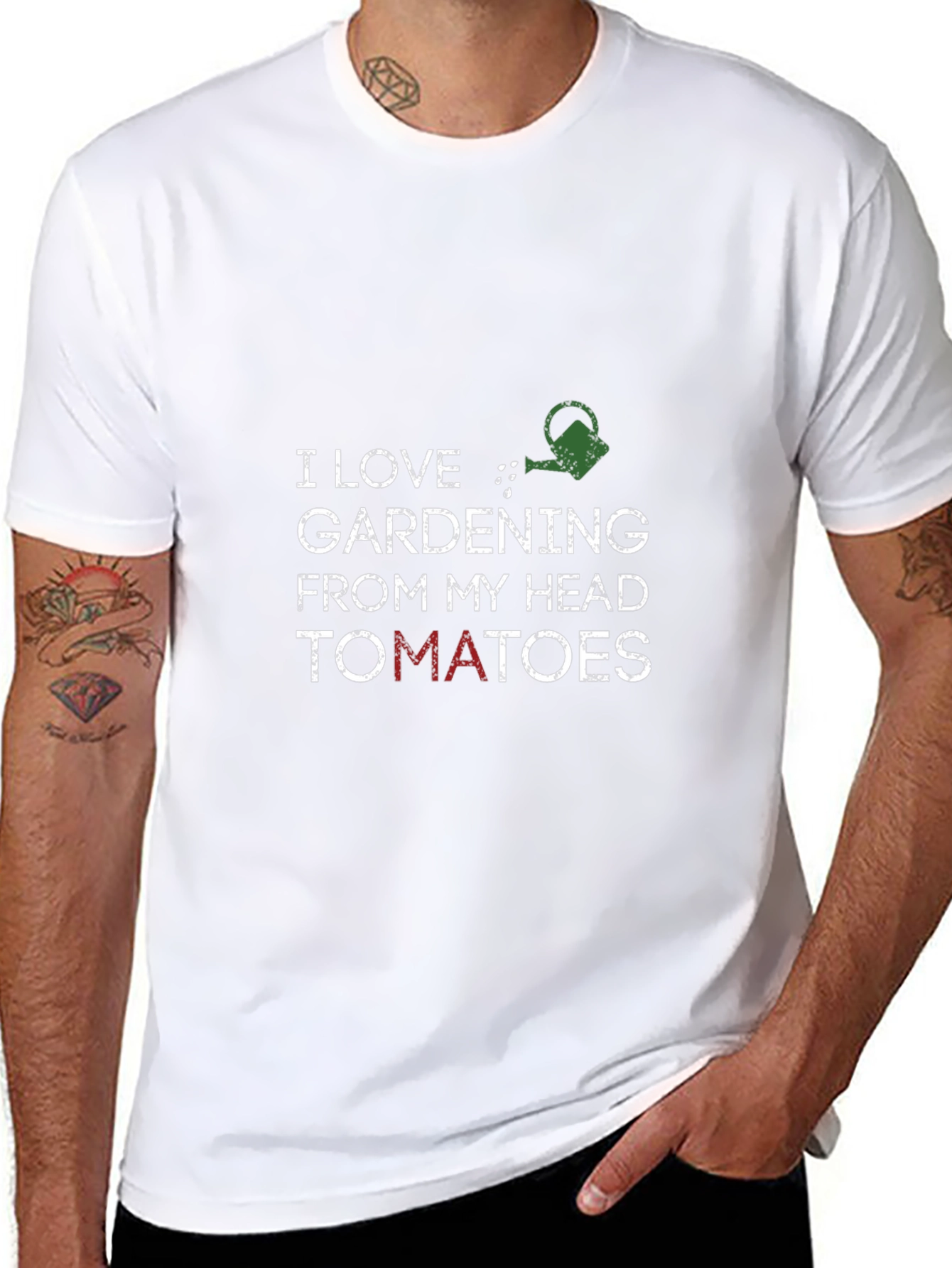 Gardening Lovers Black T-Shirt