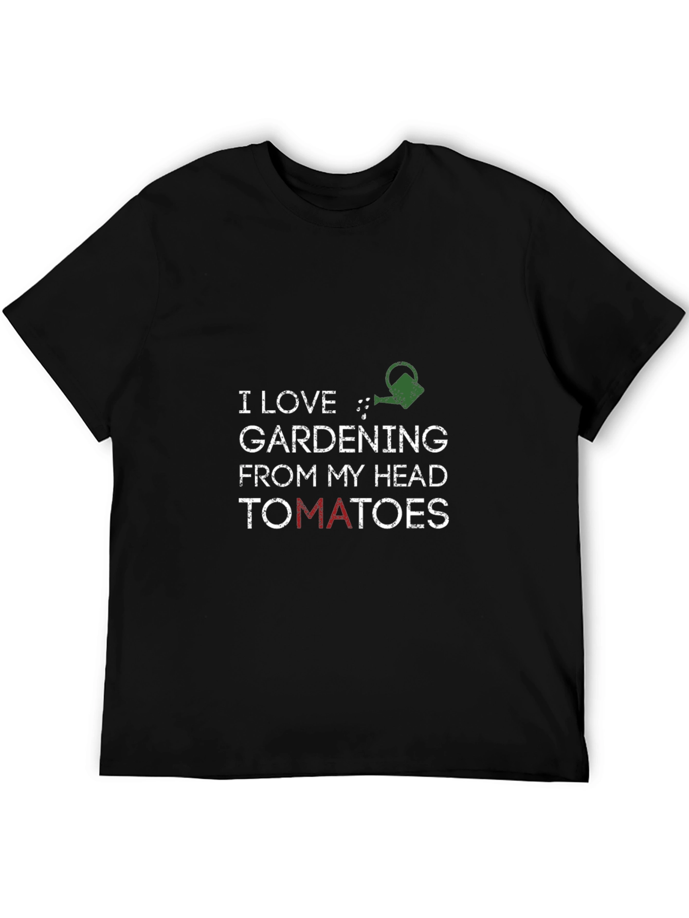 Gardening Lovers Black T-Shirt