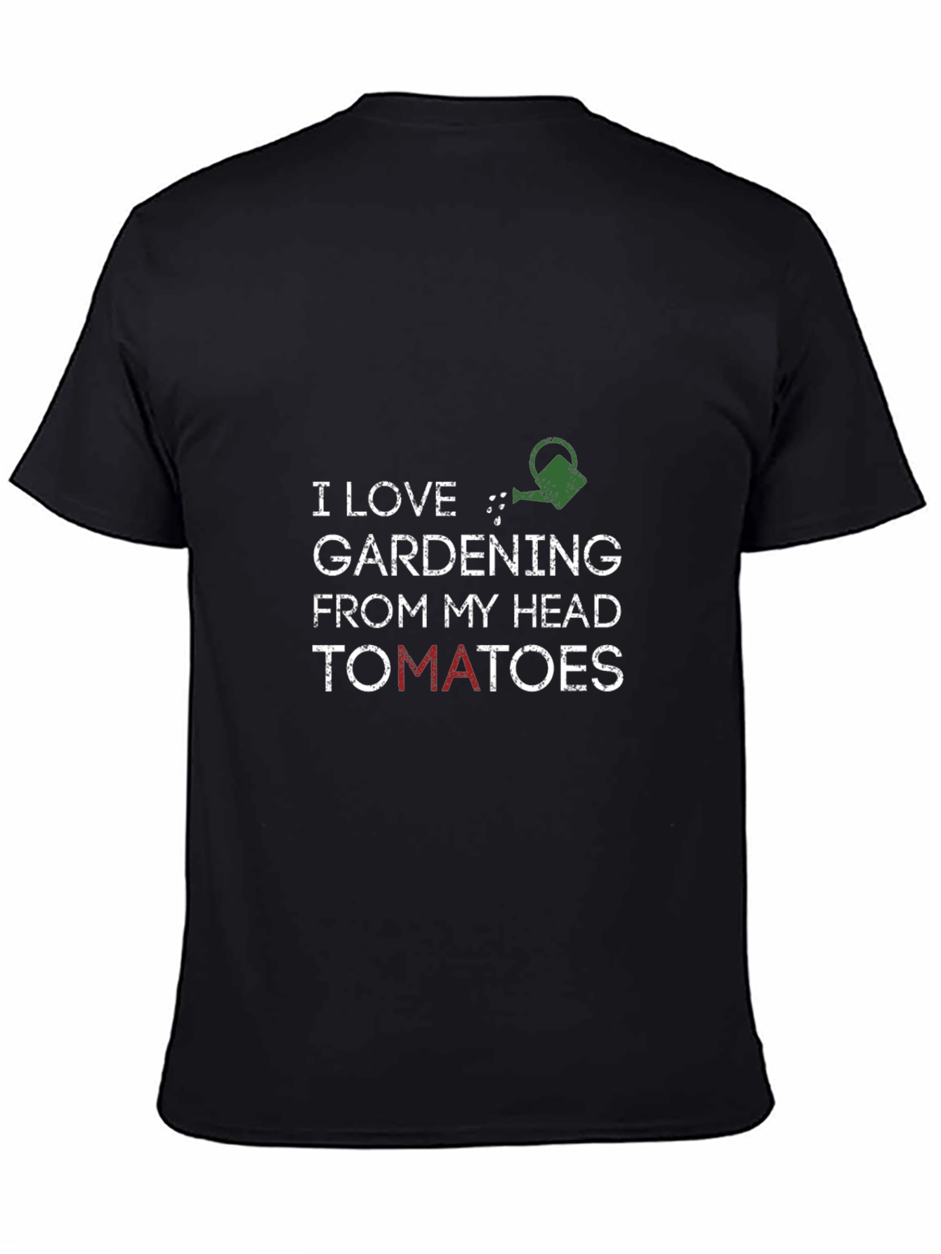 Gardening Lovers Black T-Shirt