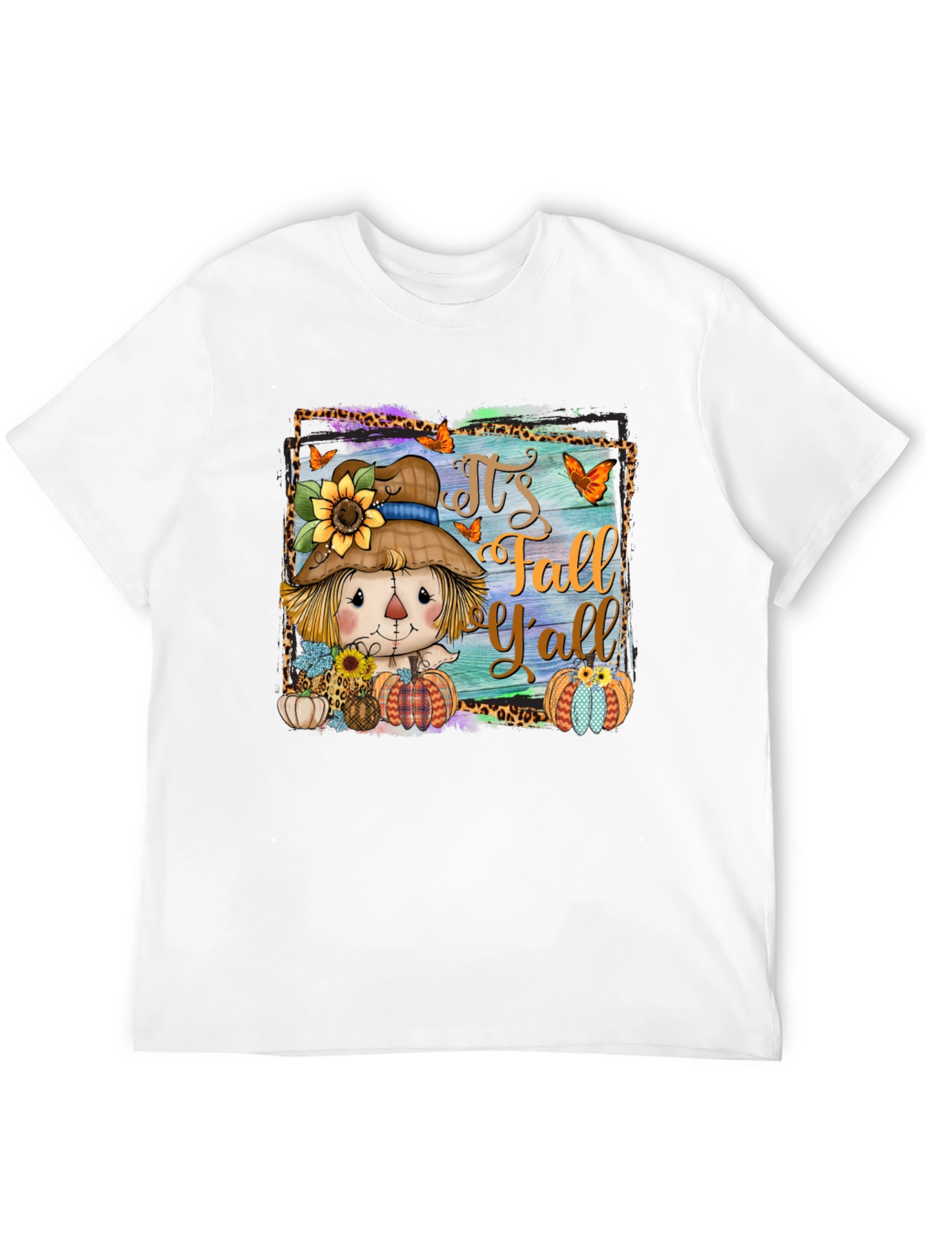 Fall Yall Scarecrow Graphic Tee
