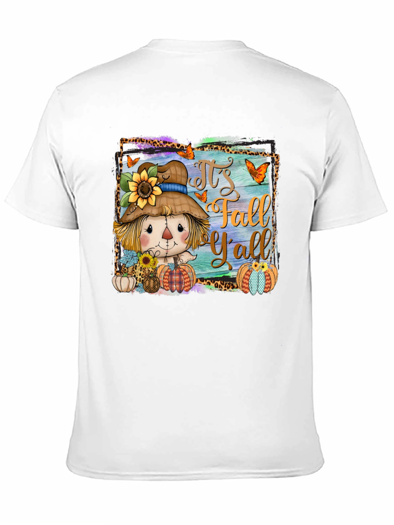 Fall Yall Scarecrow Graphic Tee