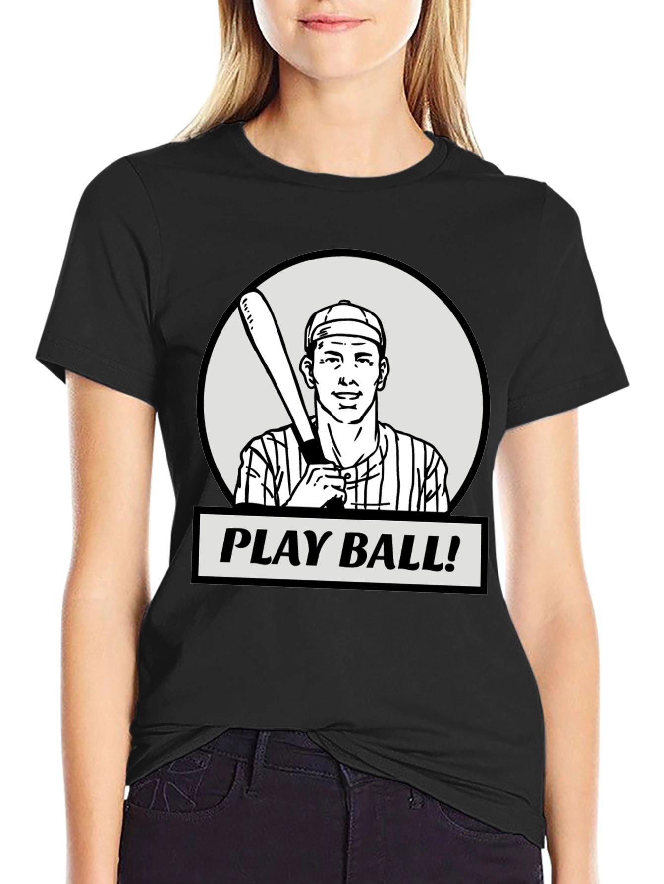 Play Ball Baseball Graphic T-Shirt