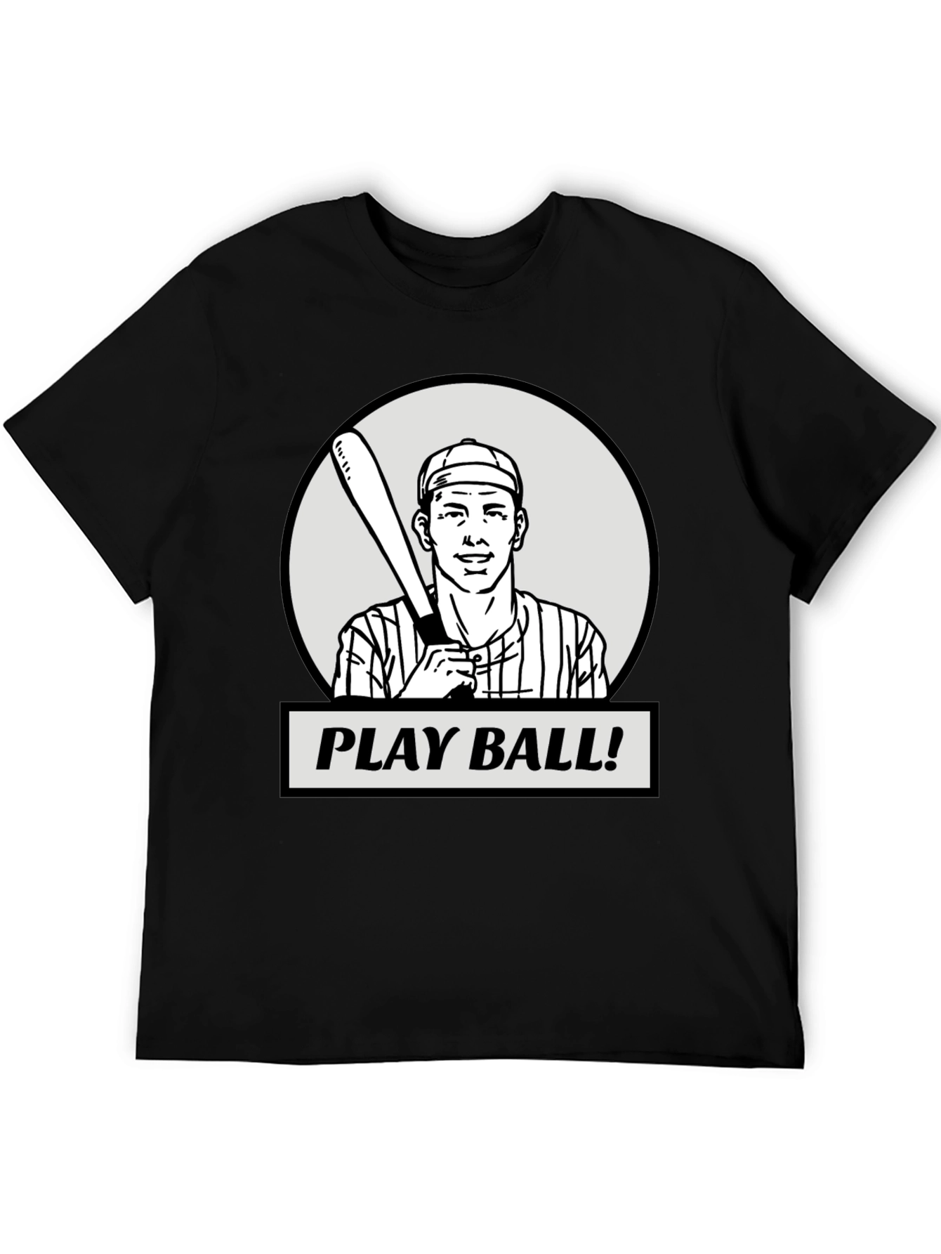 Play Ball Baseball Graphic T-Shirt