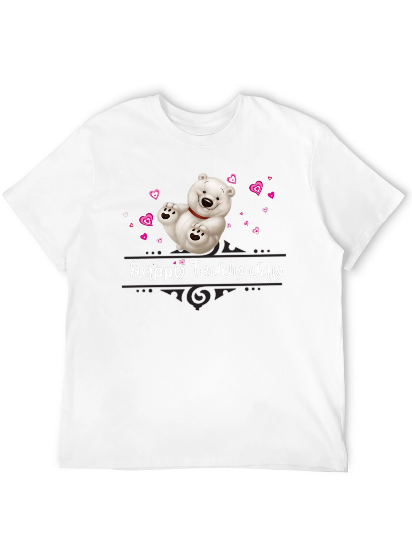 Happy Teddy Day T-Shirt - Cute Bear Design