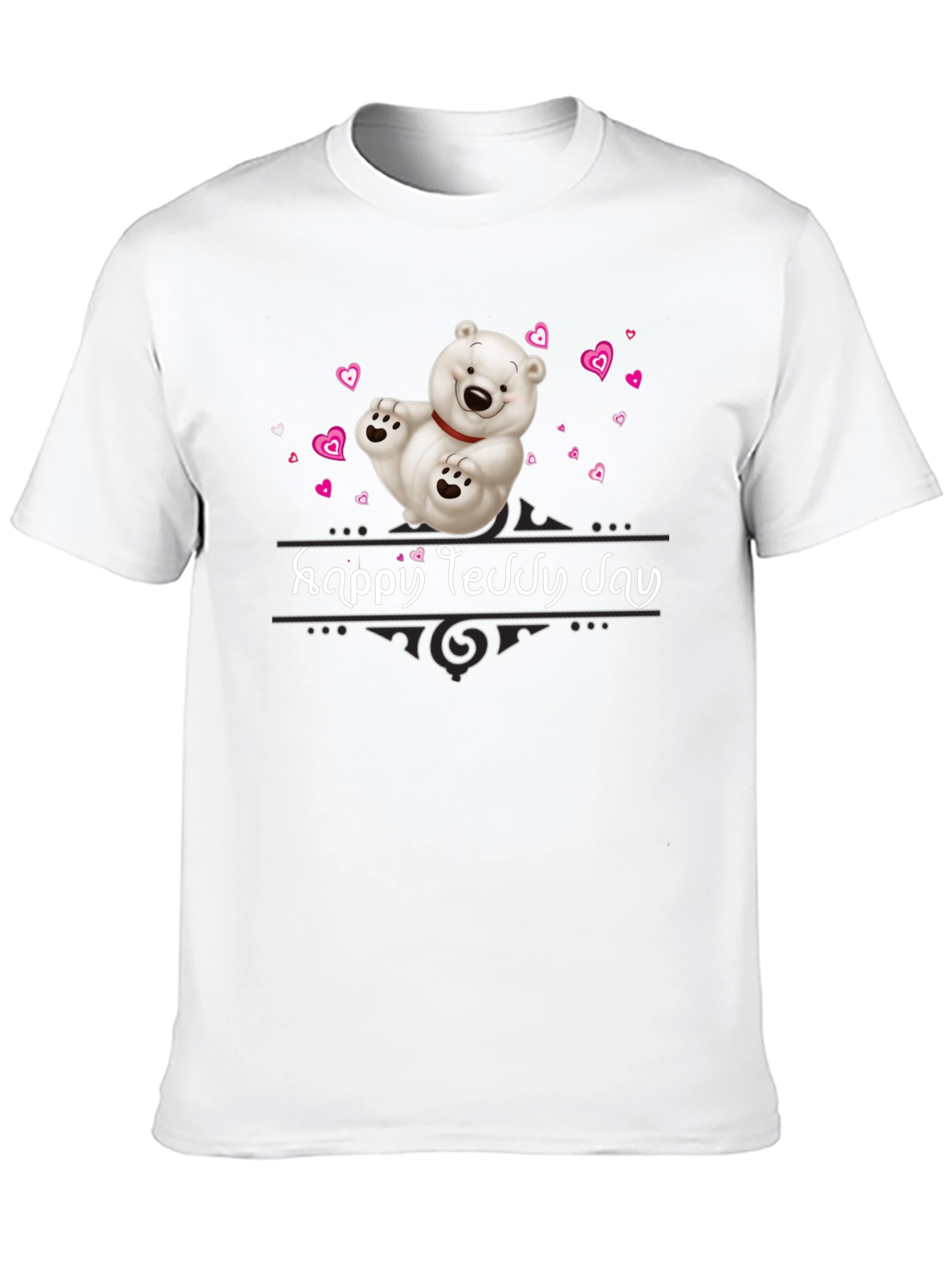 Happy Teddy Day T-Shirt - Cute Bear Design