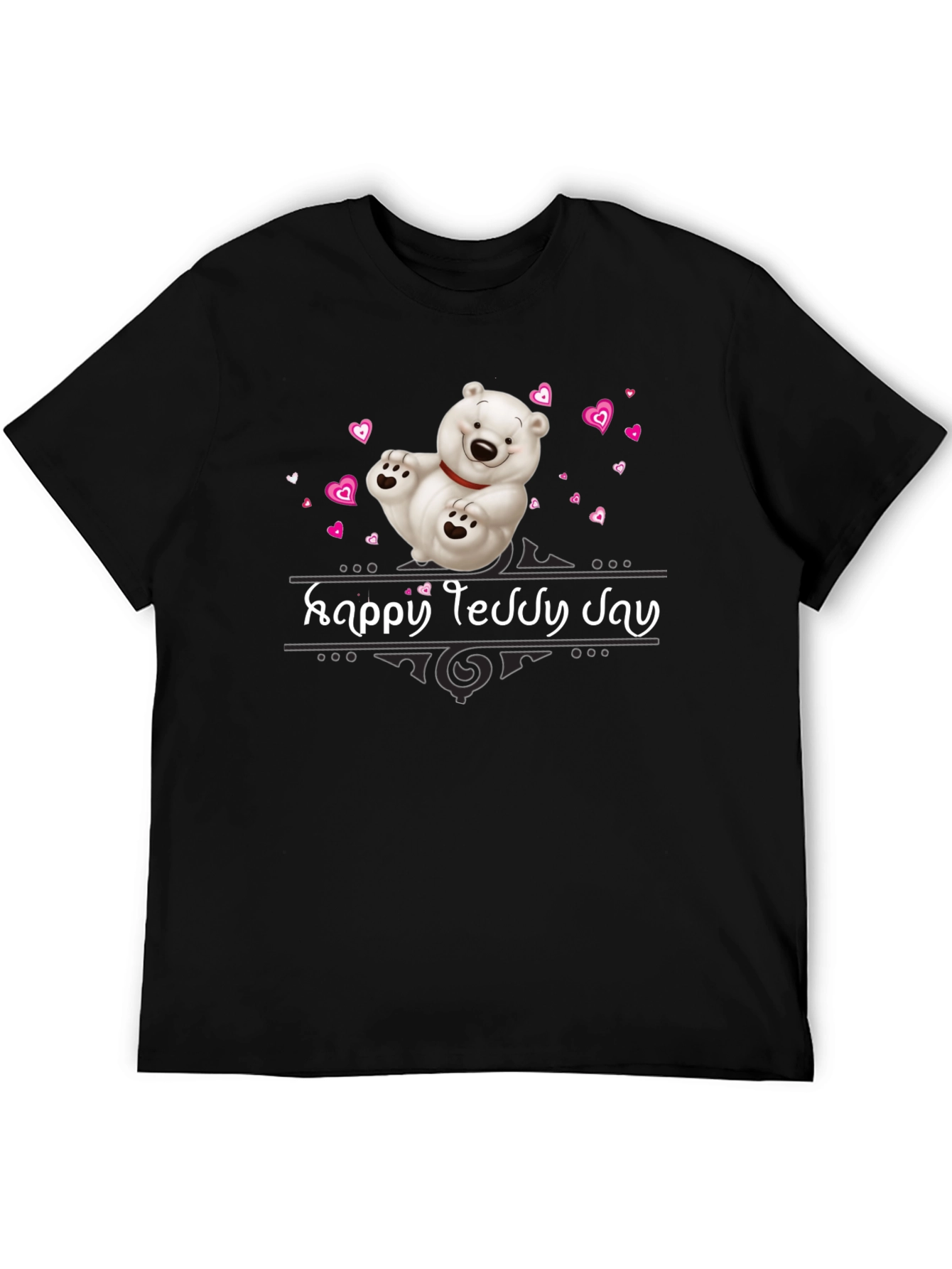 Happy Teddy Day T-Shirt - Cute Bear Design