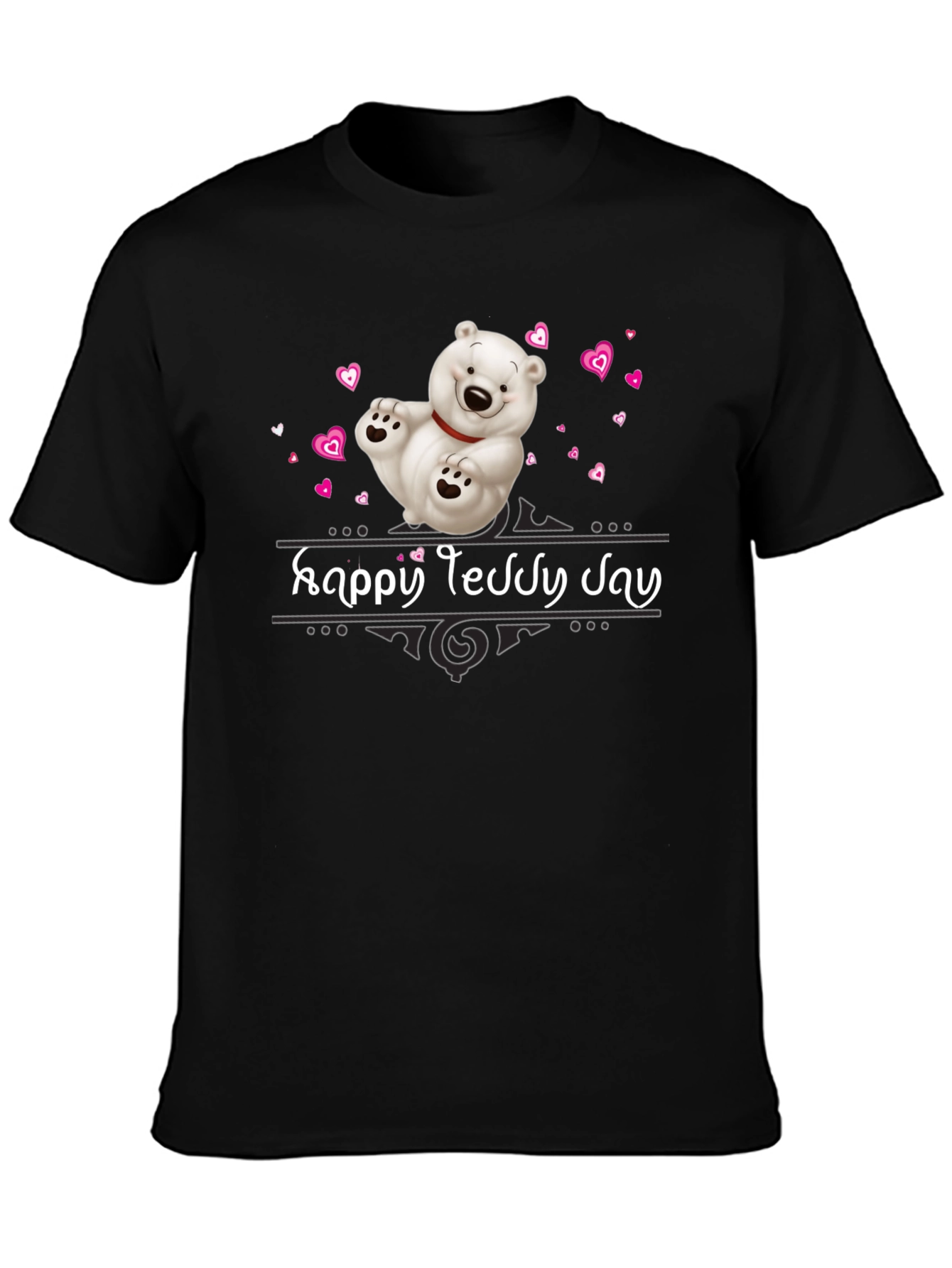Happy Teddy Day T-Shirt - Cute Bear Design