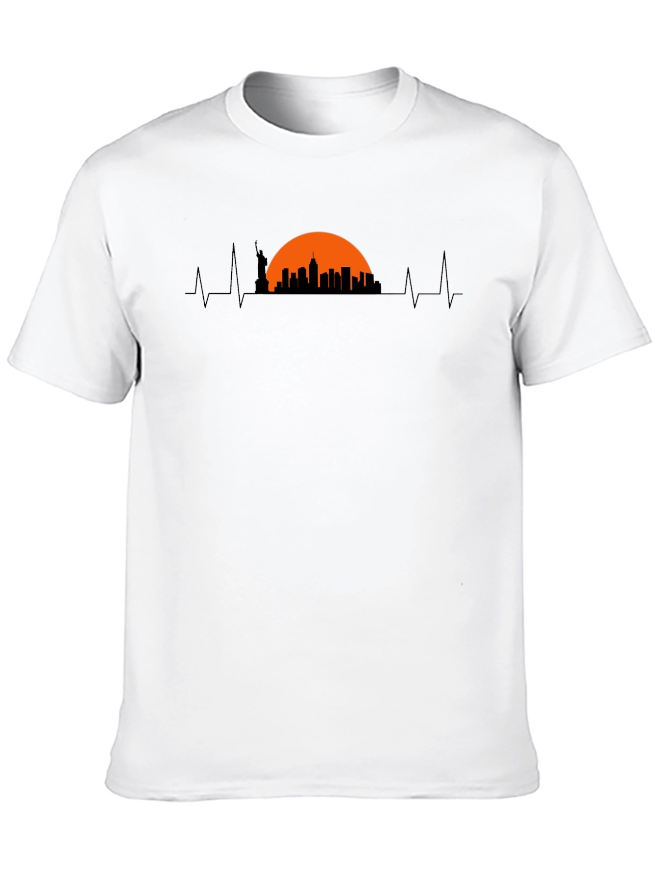 NYC Skyline Pulse Graphic Tee