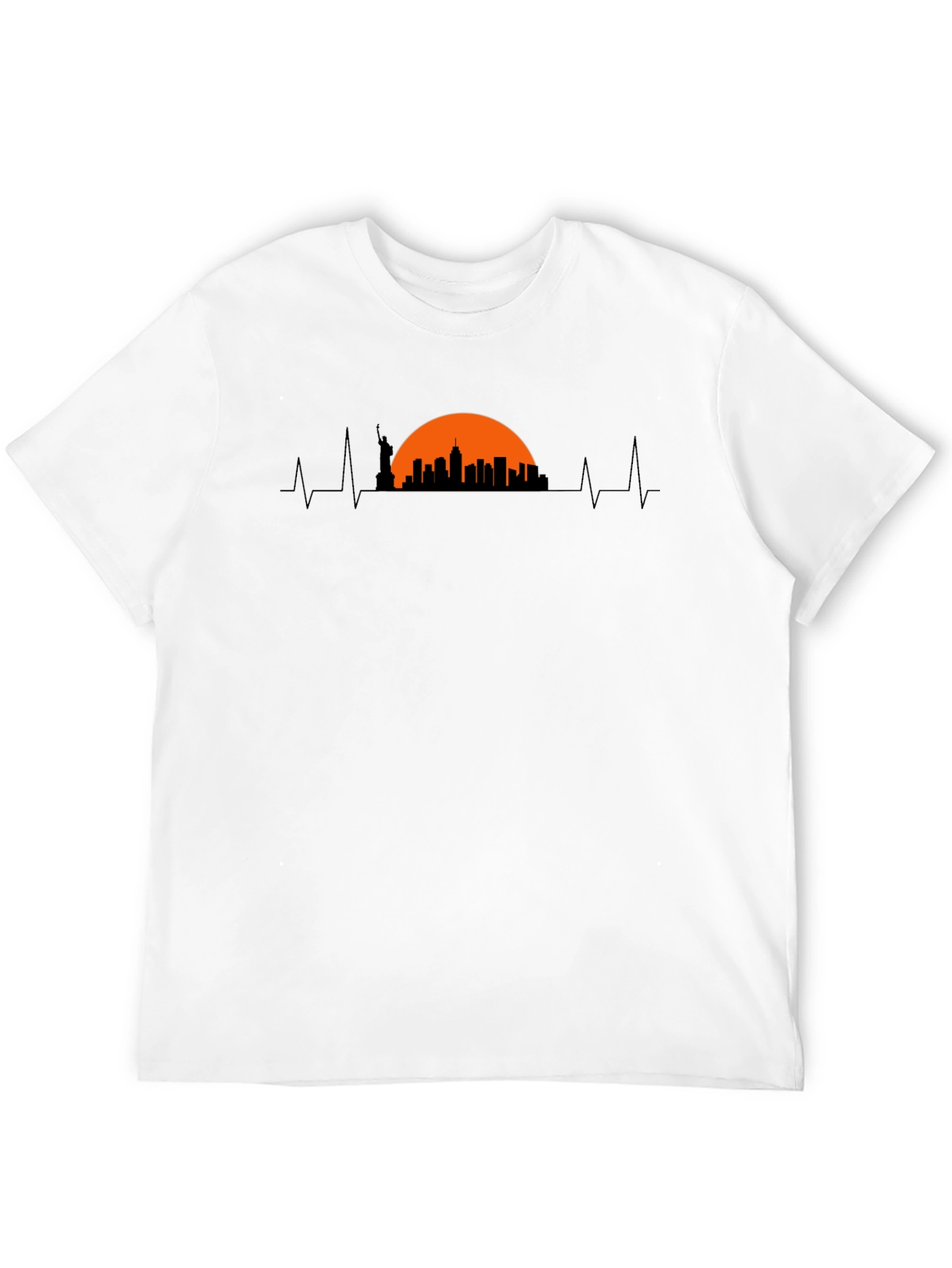 NYC Skyline Pulse Graphic Tee