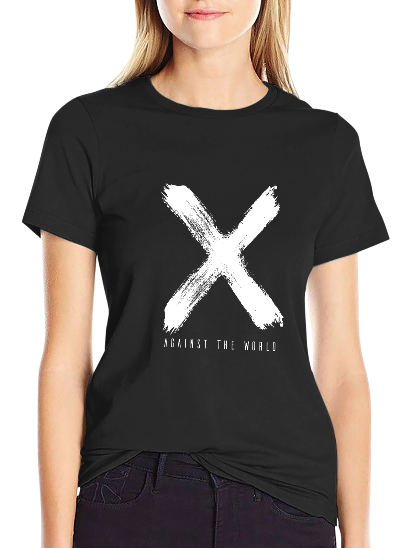 Against the World Graphic Tee