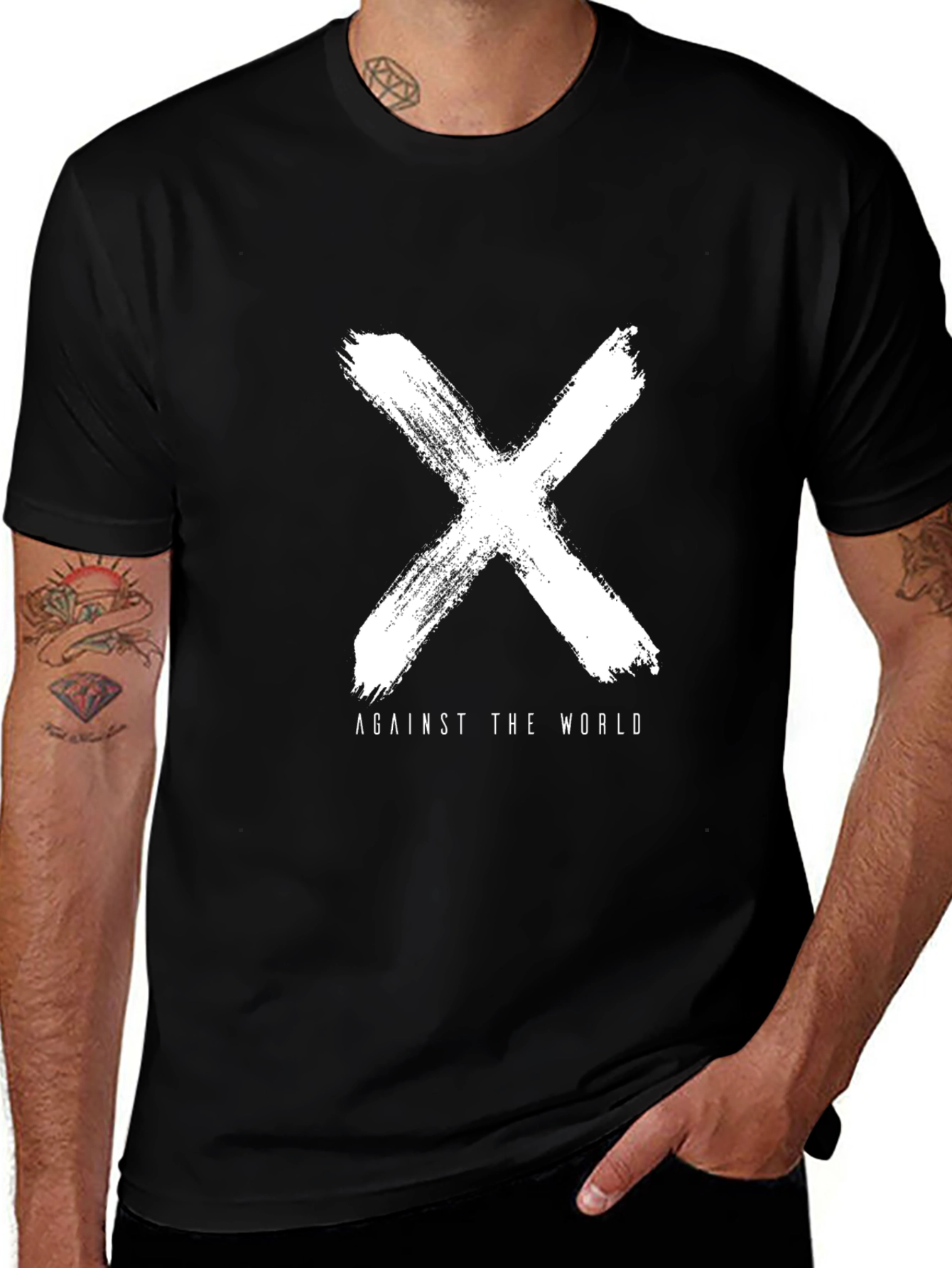 Against the World Graphic Tee