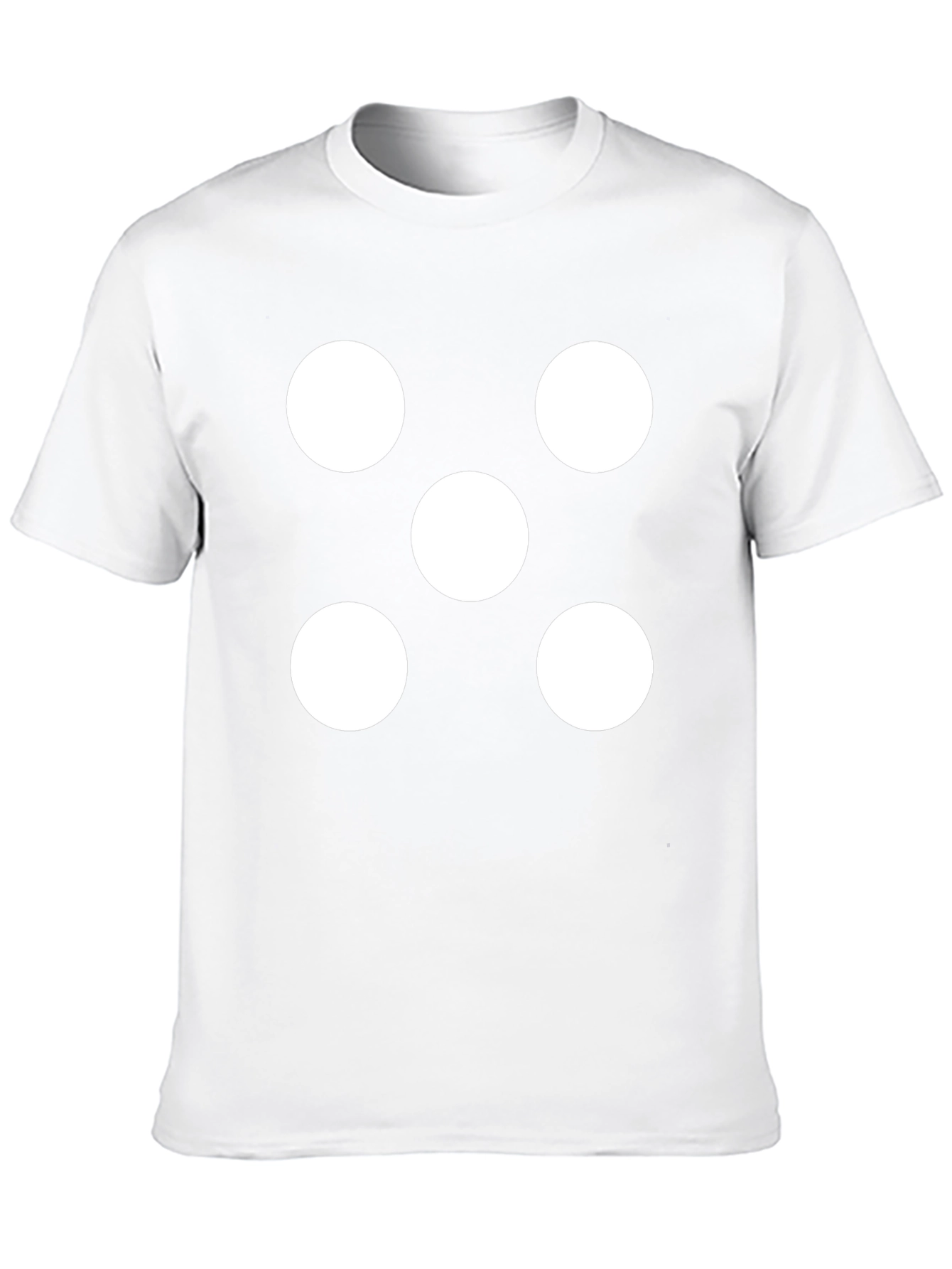 Novelty Dice Five Black T-Shirt