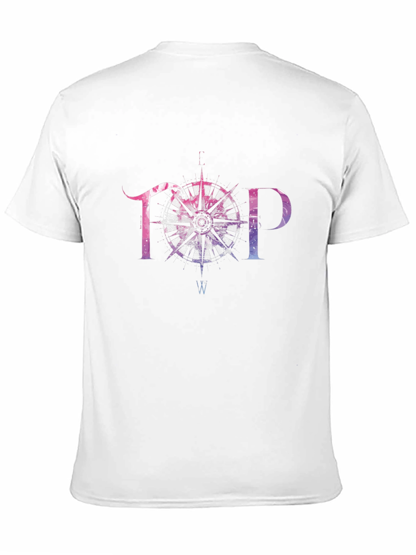 TOP Compass Graphic T-Shirt - Stylish Mens Tee