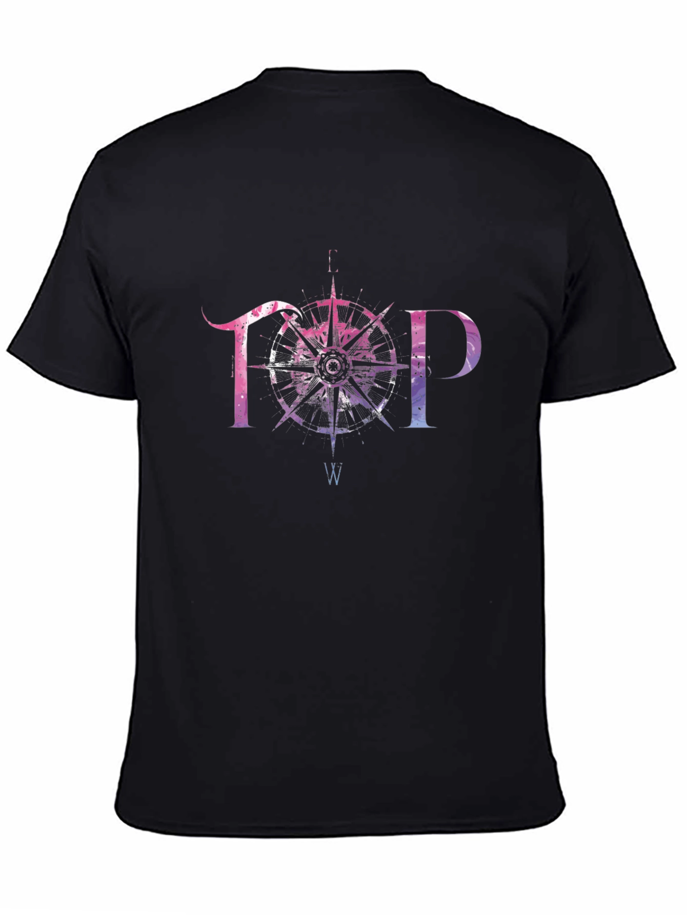 TOP Compass Graphic T-Shirt - Stylish Mens Tee