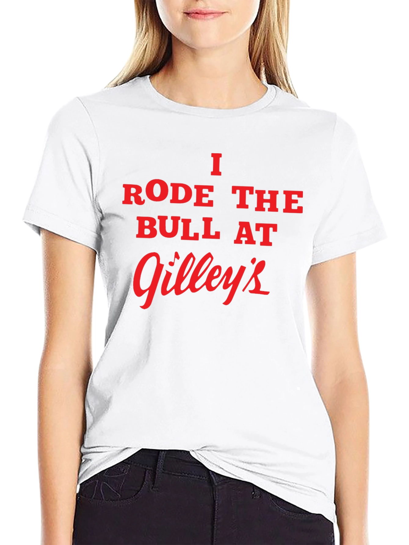 I Rode the Bull at Gilleys Black T-Shirt