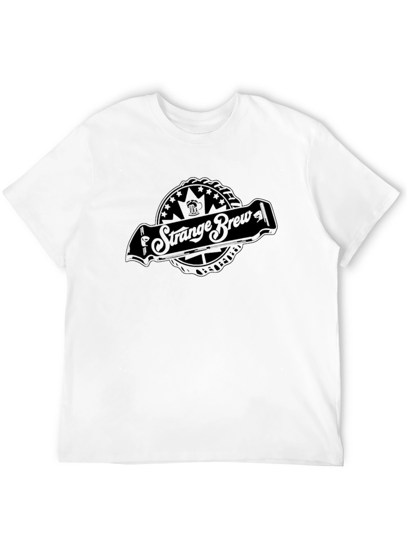 Strange Brew Black T-Shirt - Cool Graphic Tee