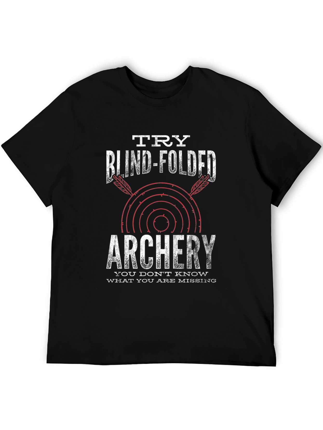 Blind-Folded Archery Black T-Shirt