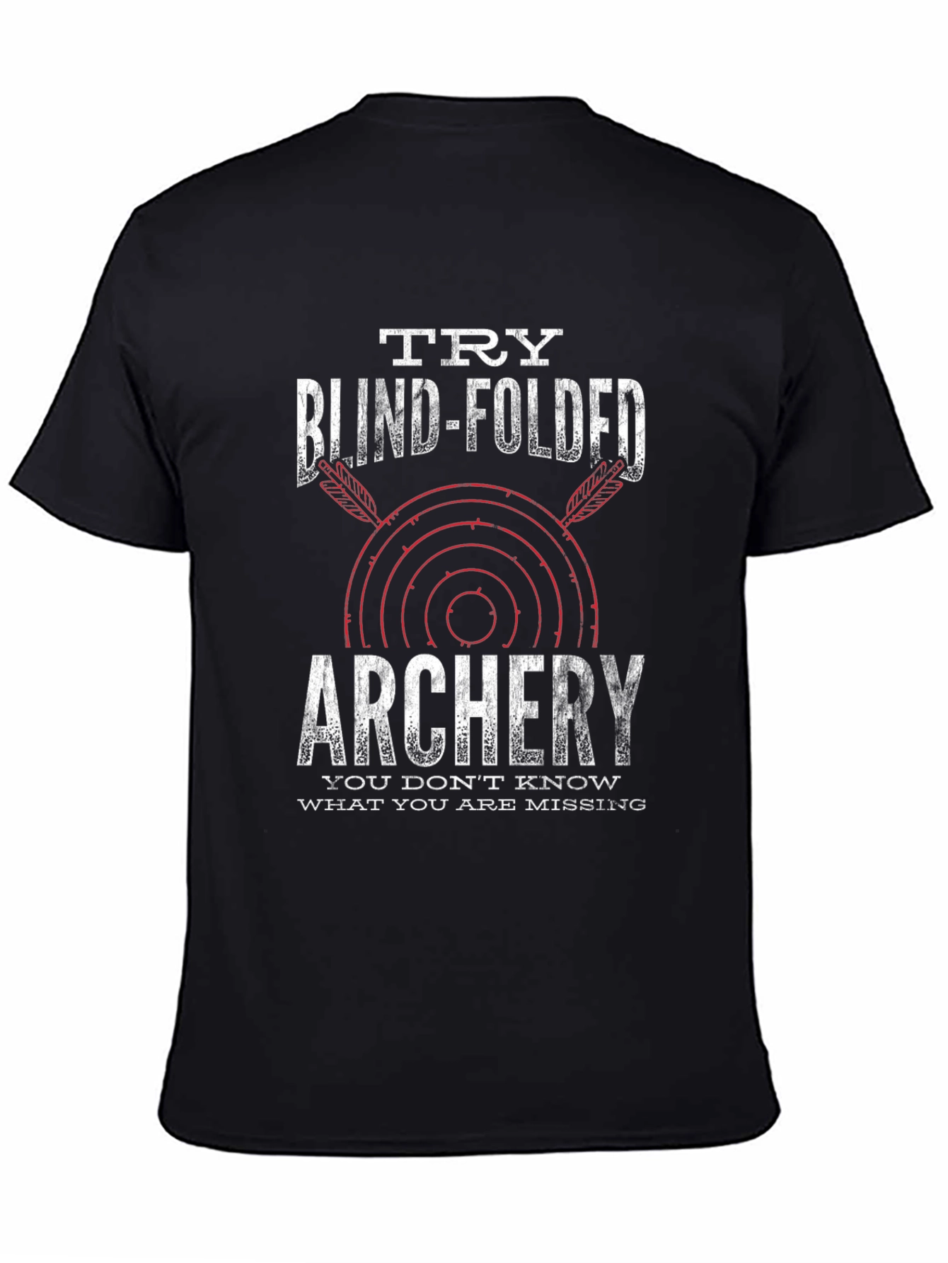 Blind-Folded Archery Black T-Shirt
