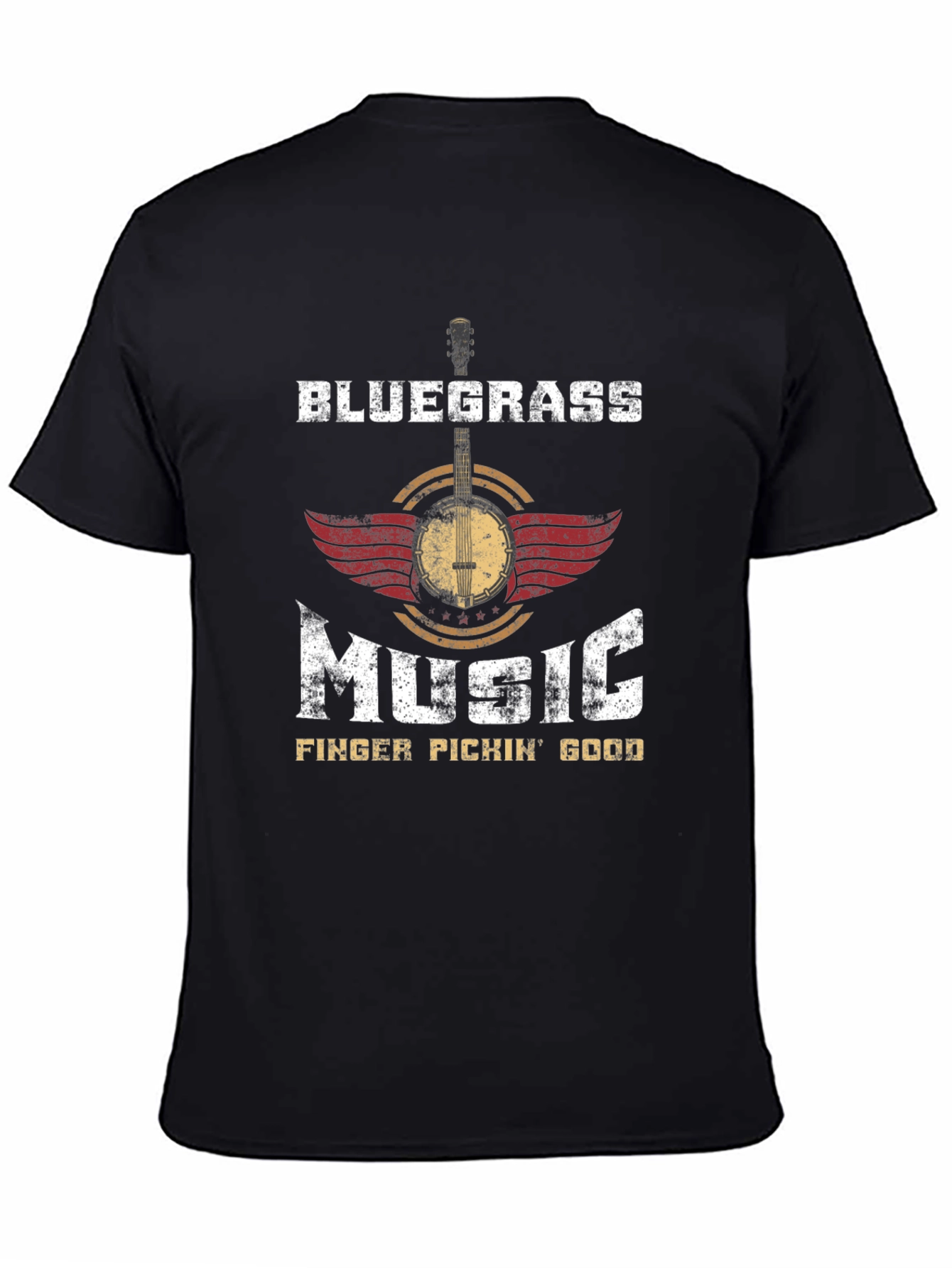 Bluegrass Music T-Shirt - Finger Pickin Good