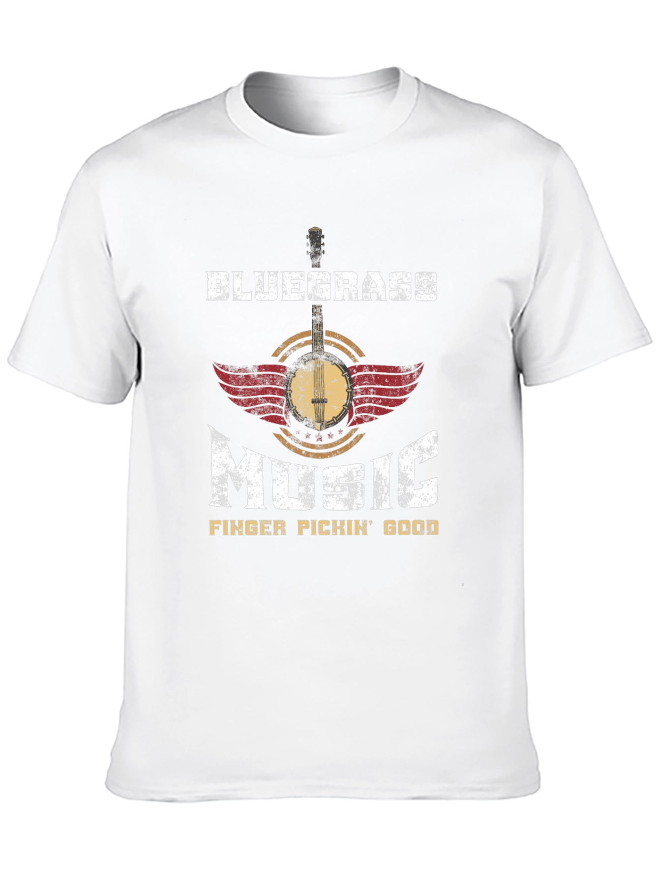 Bluegrass Music T-Shirt - Finger Pickin Good