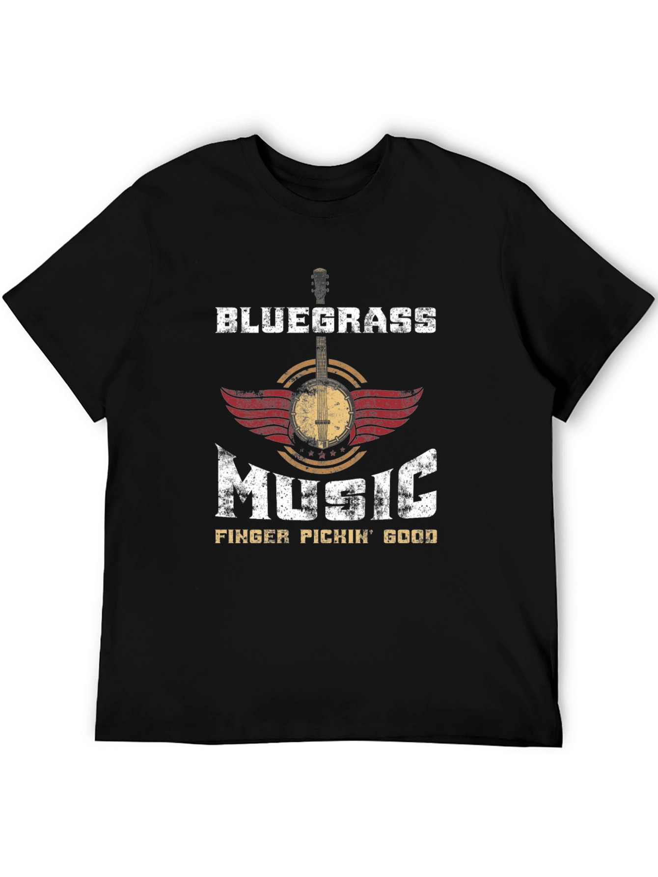 Bluegrass Music T-Shirt - Finger Pickin Good