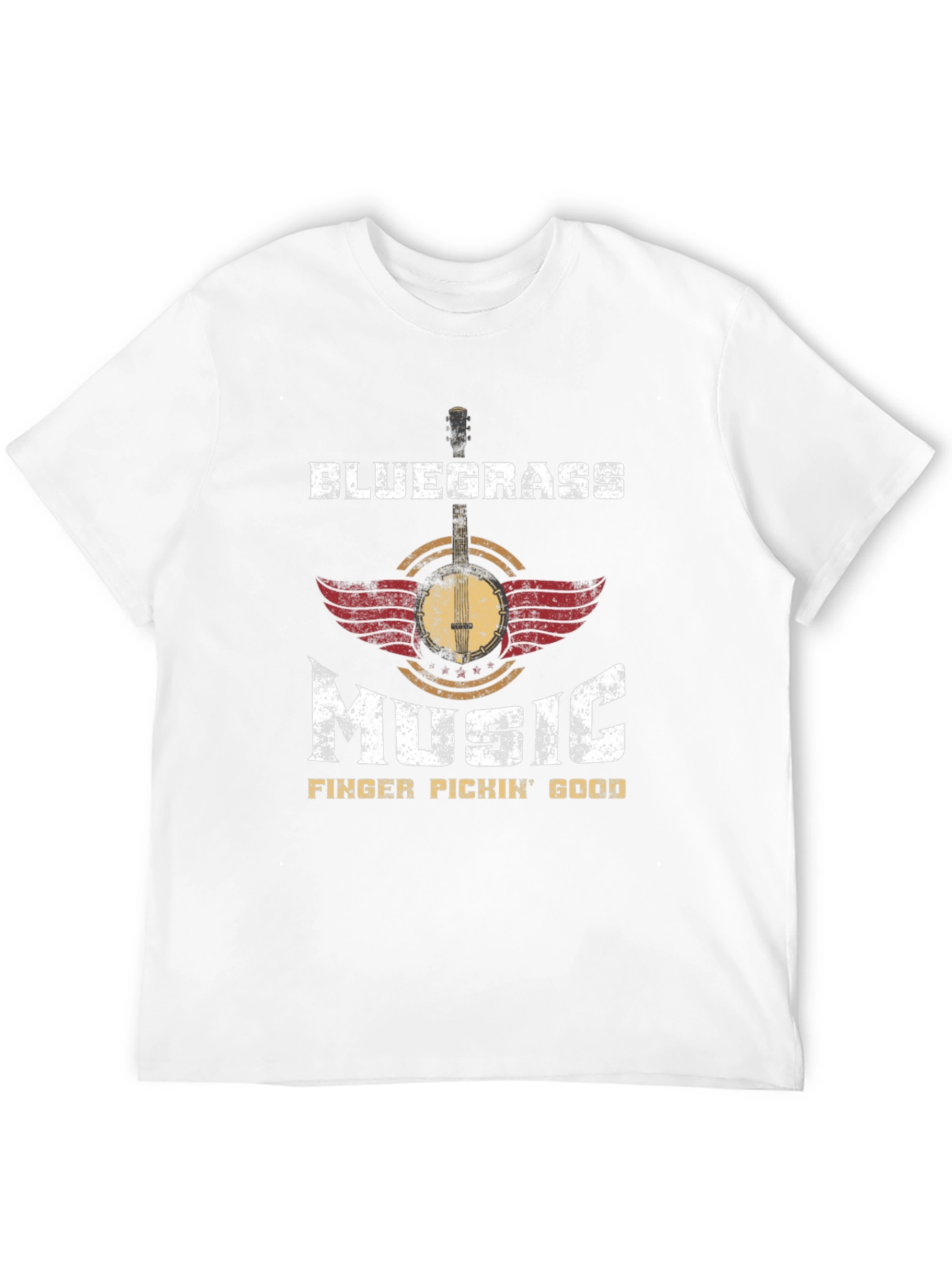 Bluegrass Music T-Shirt - Finger Pickin Good