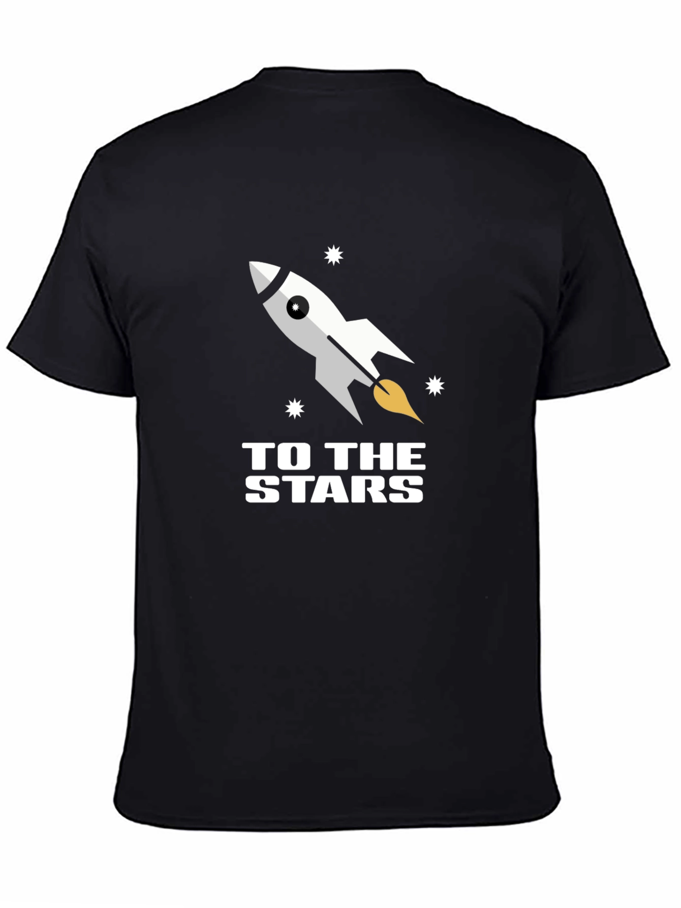 To The Stars Rocket Graphic T-Shirt