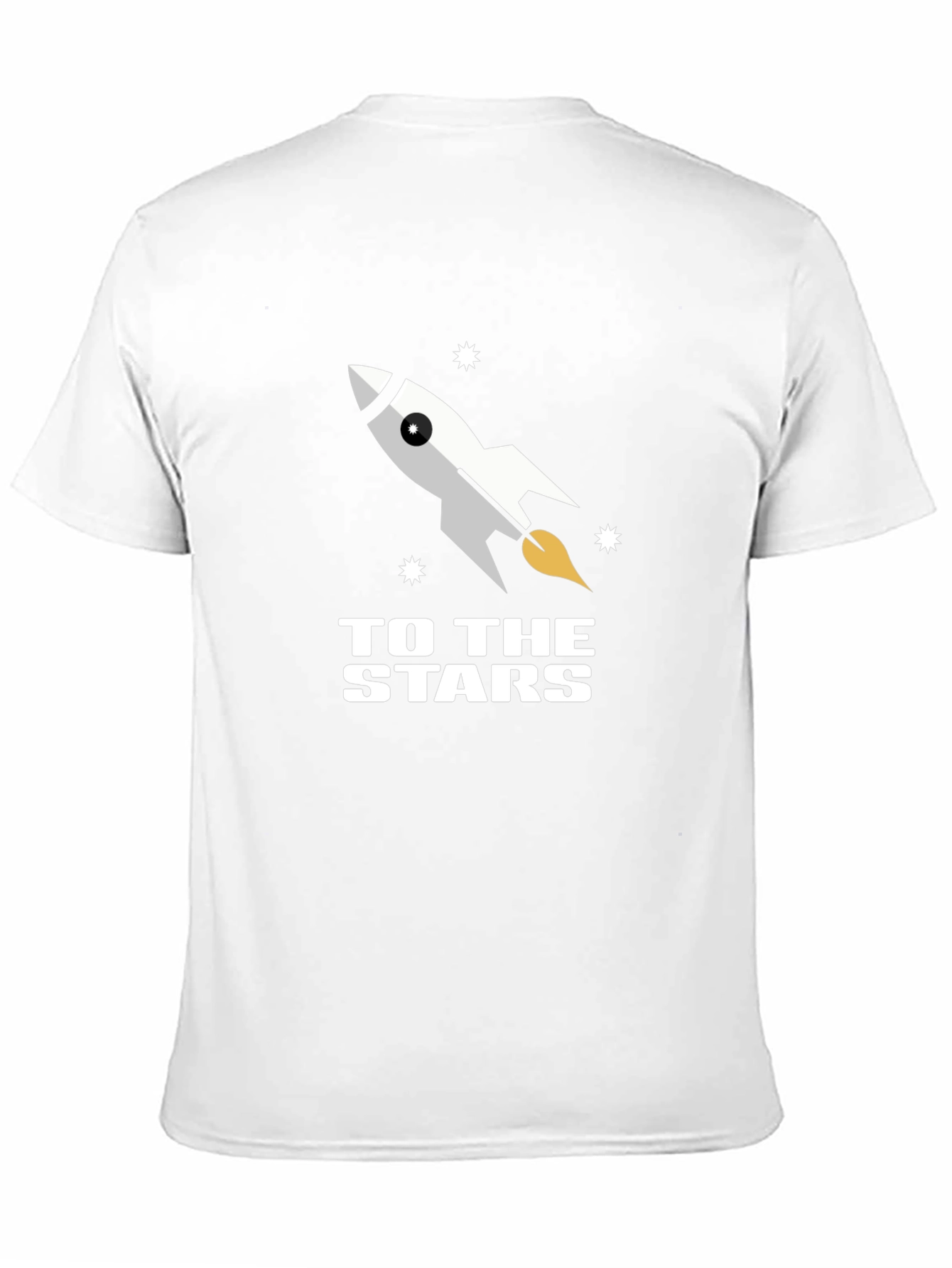 To The Stars Rocket Graphic T-Shirt