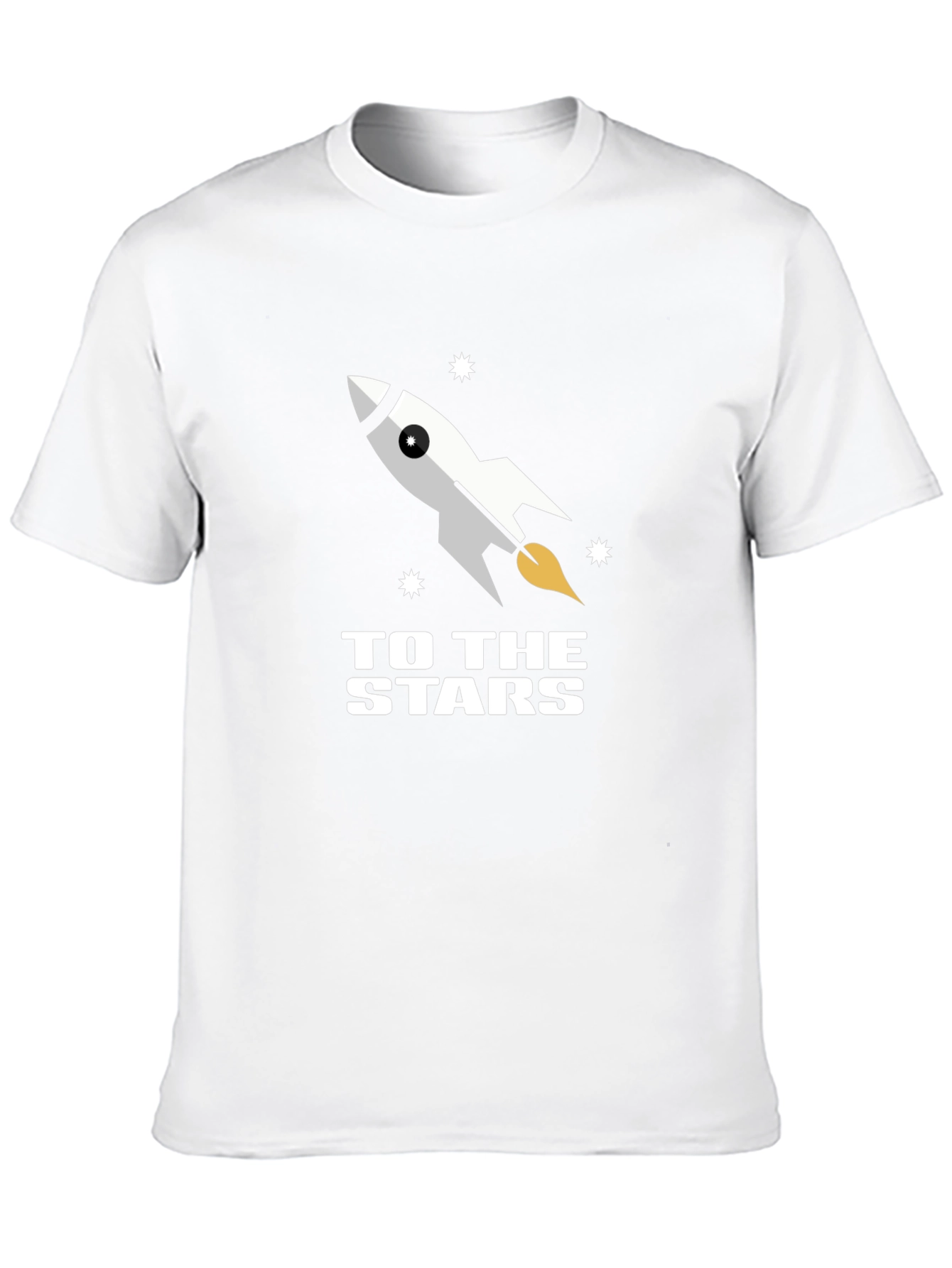 To The Stars Rocket Graphic T-Shirt