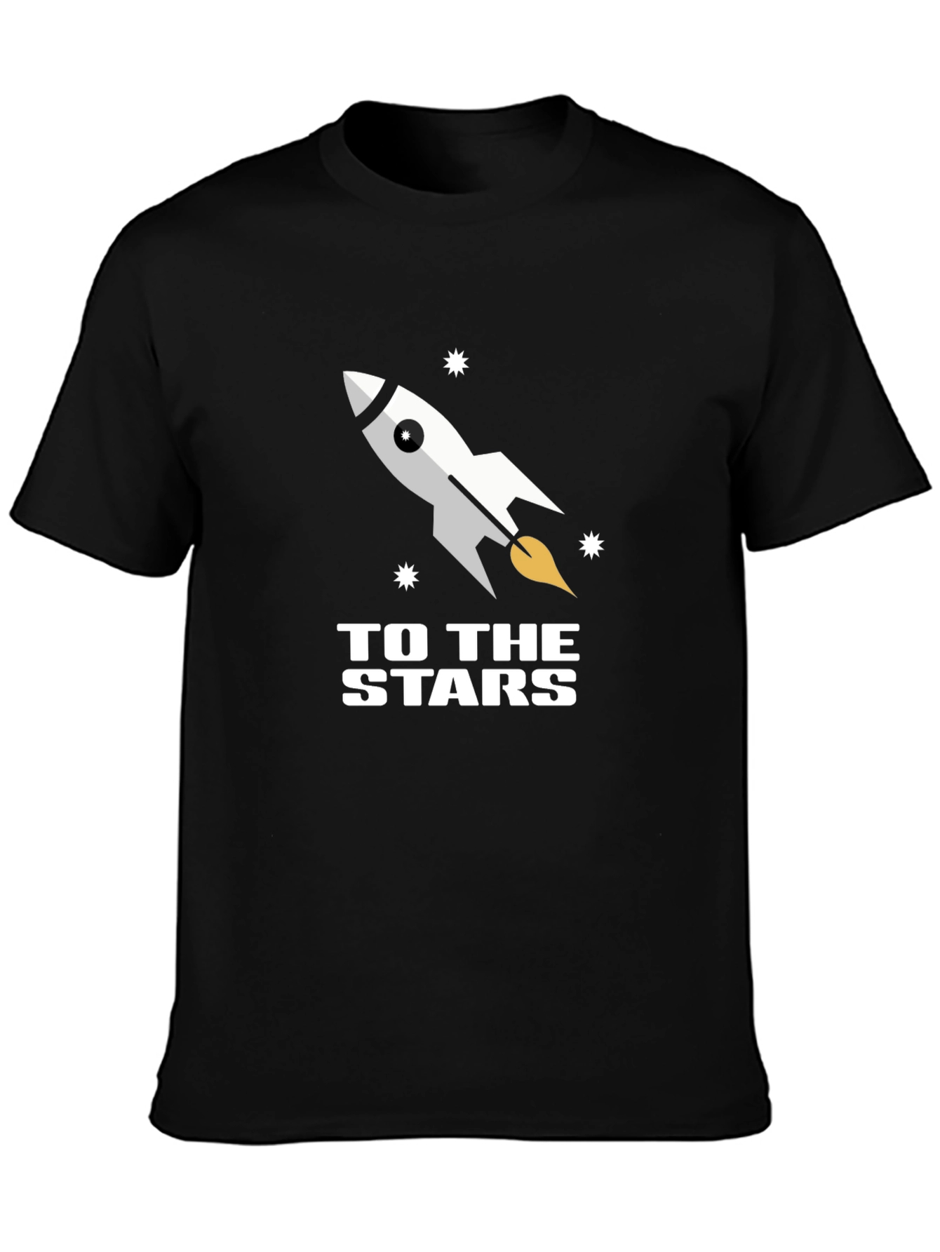 To The Stars Rocket Graphic T-Shirt