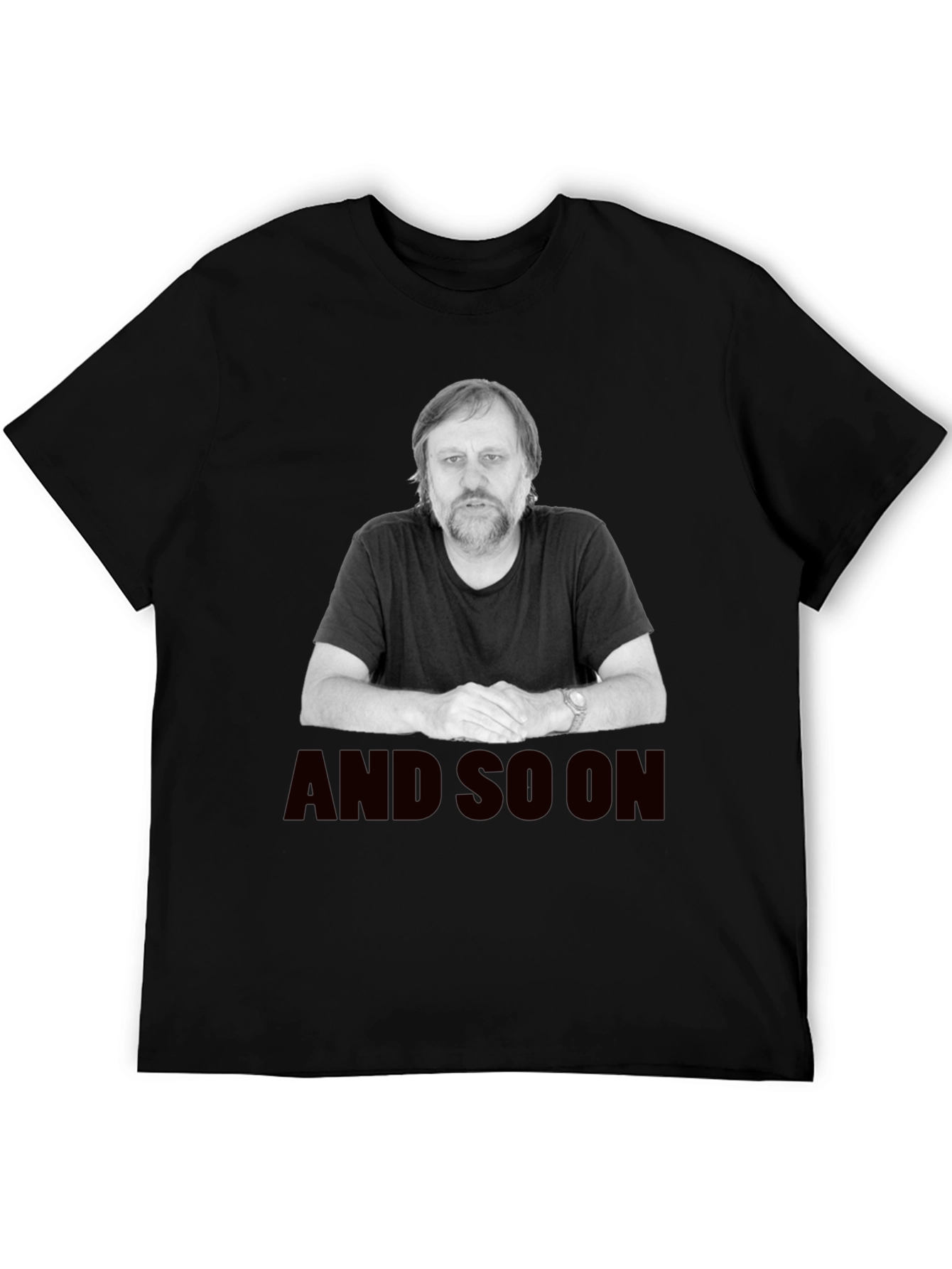 Zizek And So On Black T-Shirt