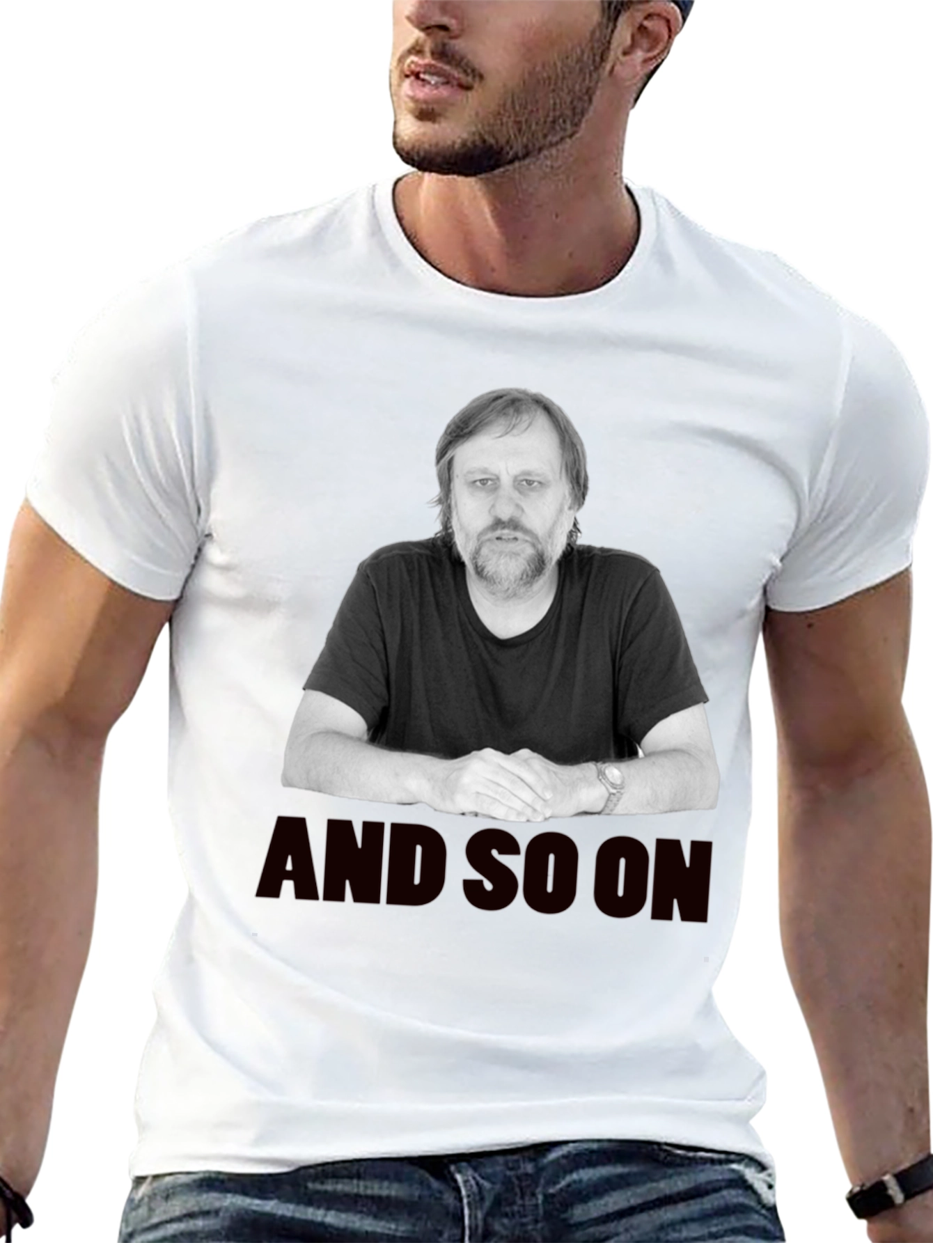 Zizek And So On Black T-Shirt