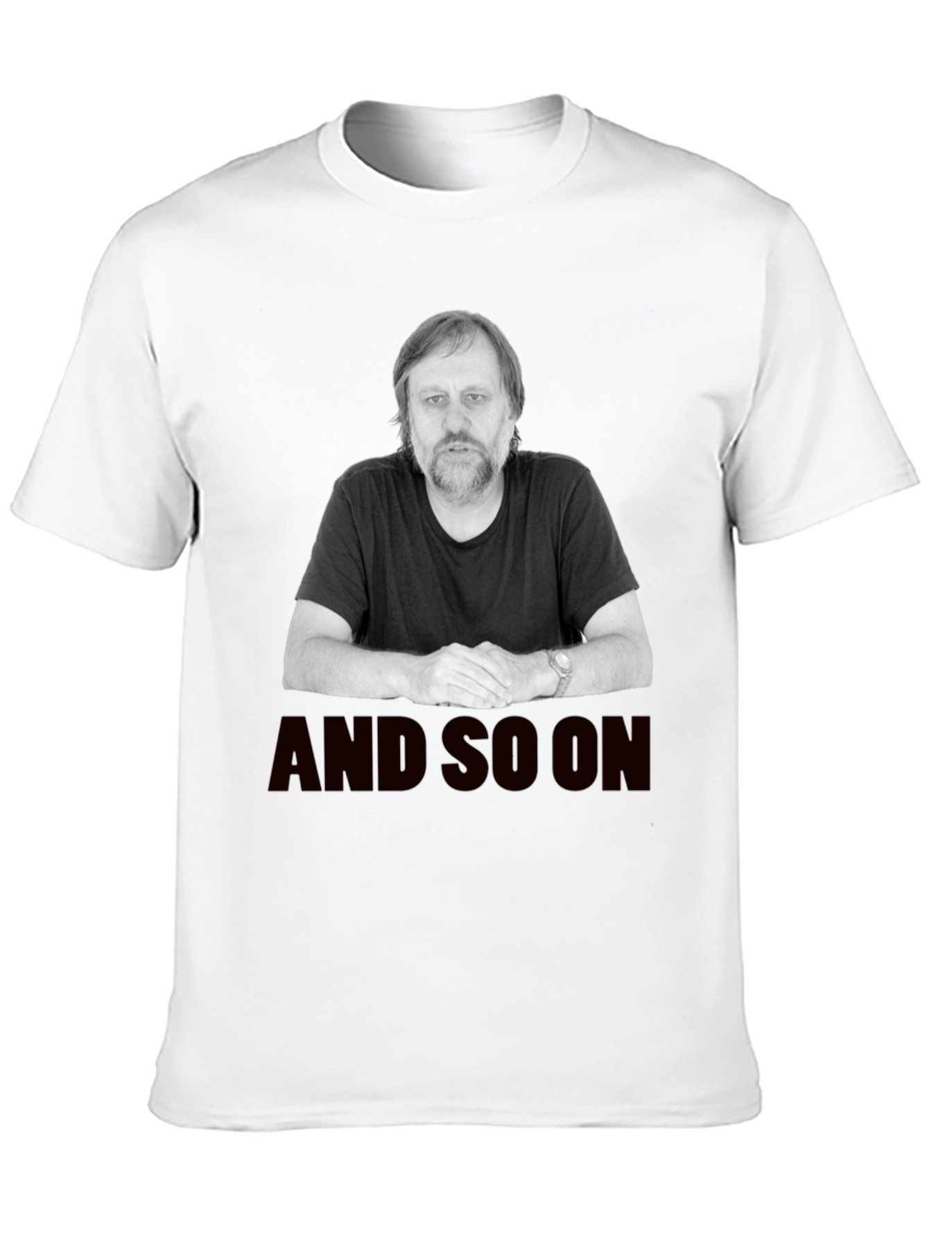 Zizek And So On Black T-Shirt