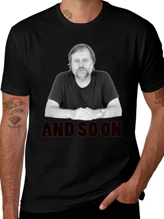 Zizek And So On Black T-Shirt