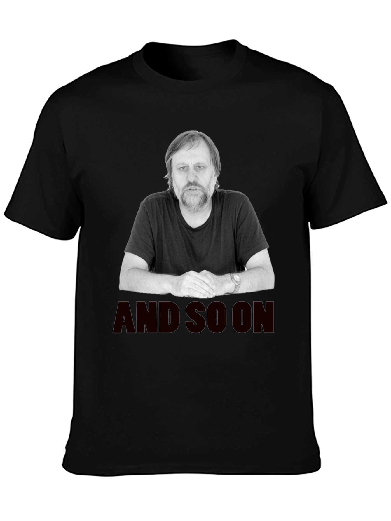 Zizek And So On Black T-Shirt