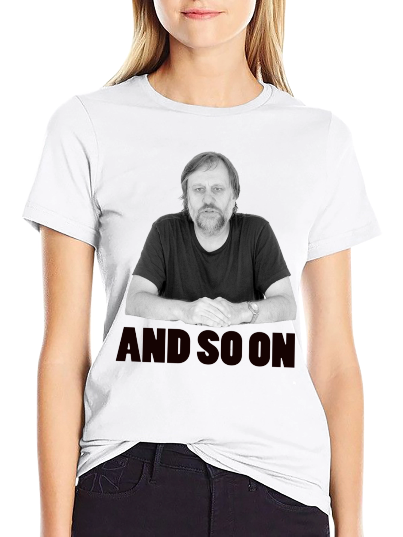 Zizek And So On Black T-Shirt