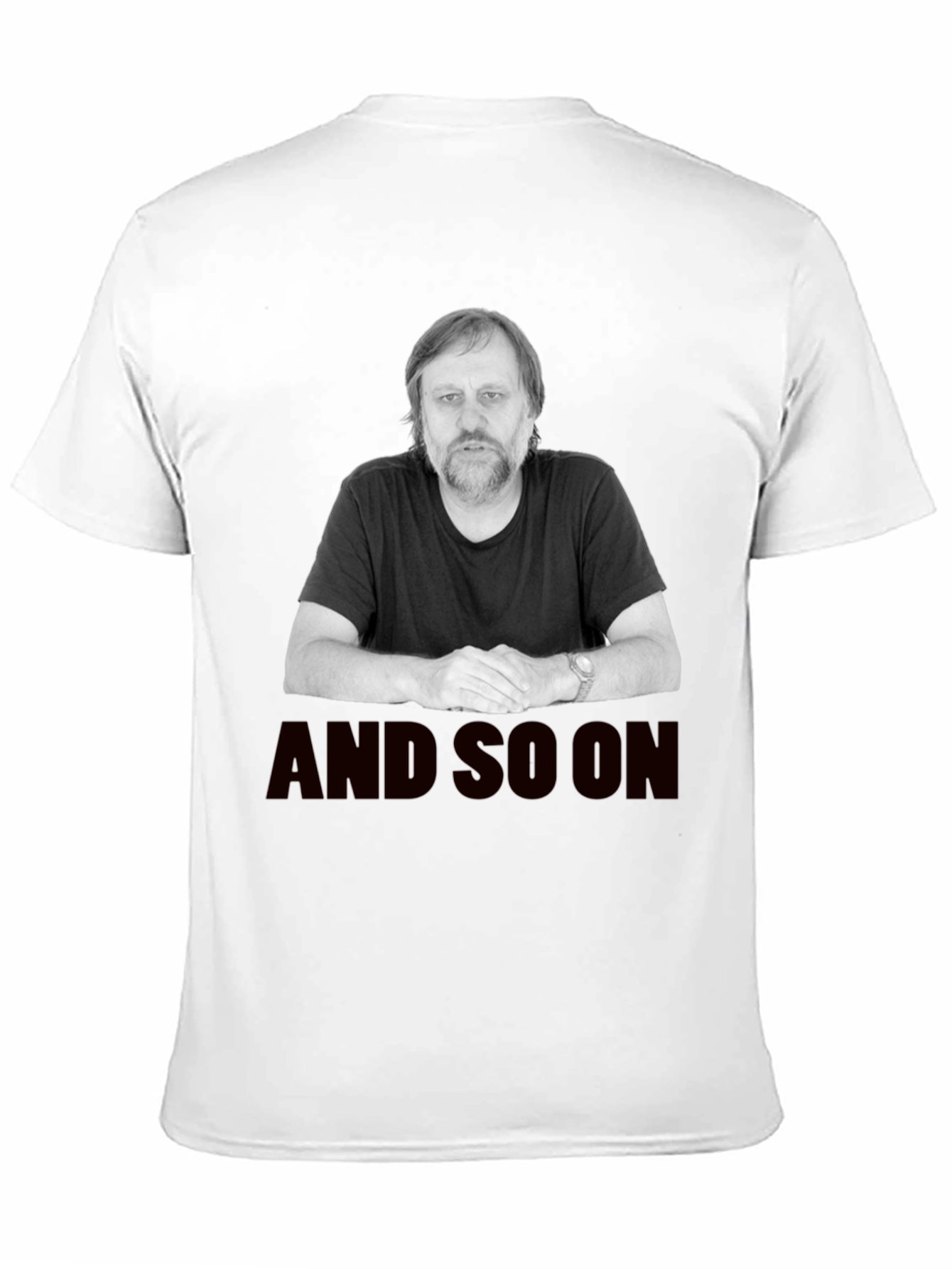 Zizek And So On Black T-Shirt
